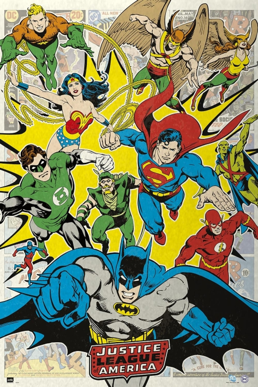 Justice League Comic Art Poster Wallpapers