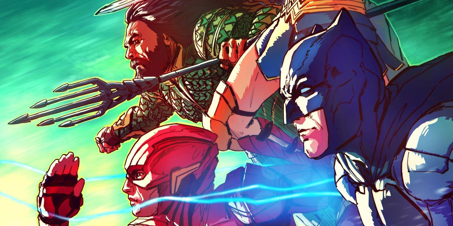 Justice League Comic Art Poster Wallpapers