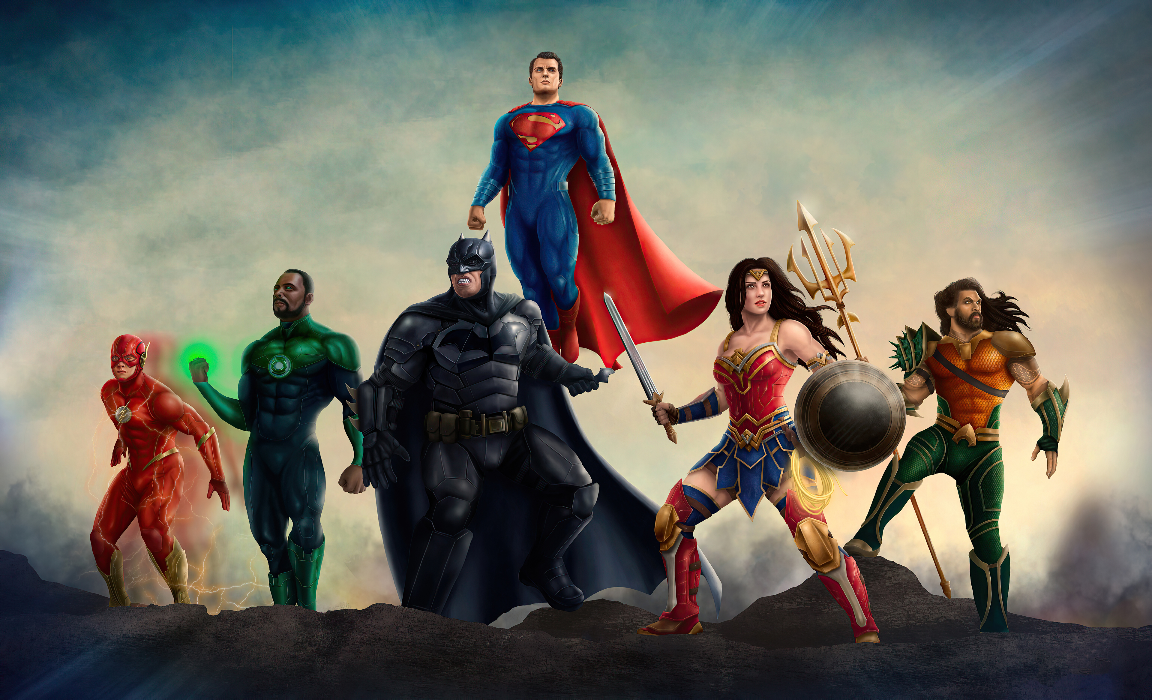 Justice League Heroes Wallpapers