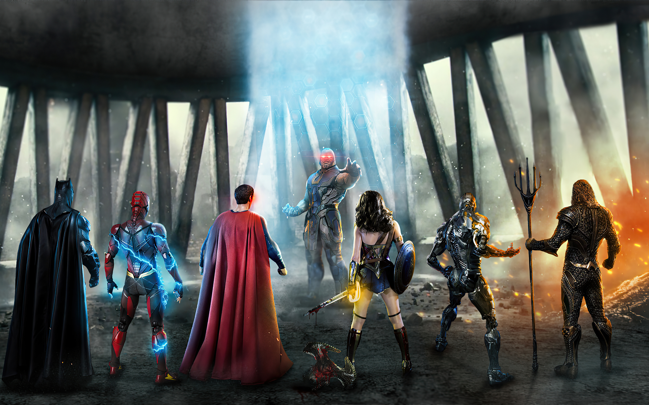 Justice League Vs Darkseid Fanart Wallpapers