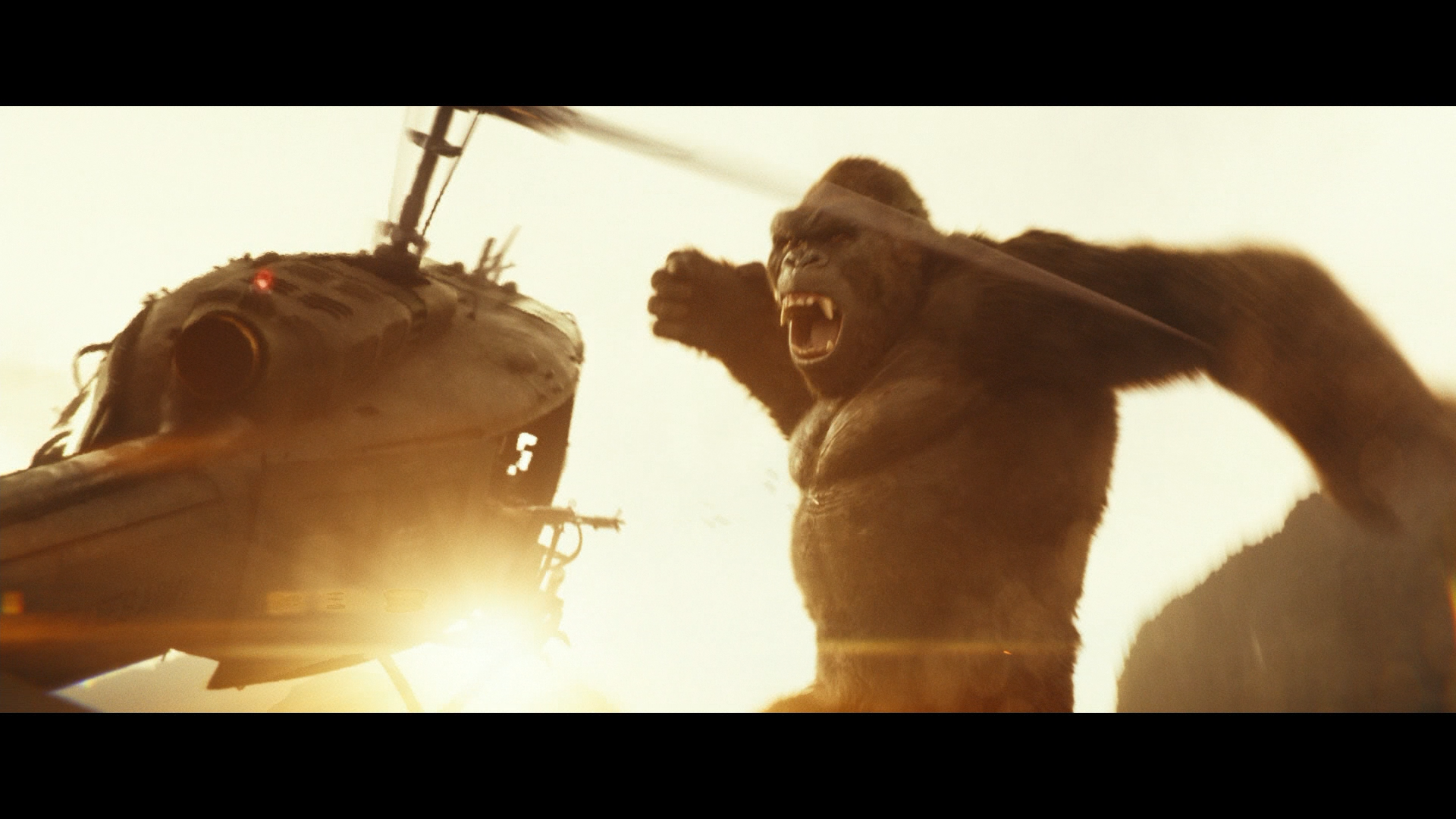 Kong Skull Island 4K Helicopter Wallpapers