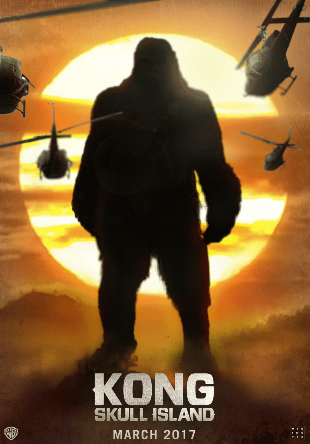 Kong Skull Island 4K Helicopter Wallpapers