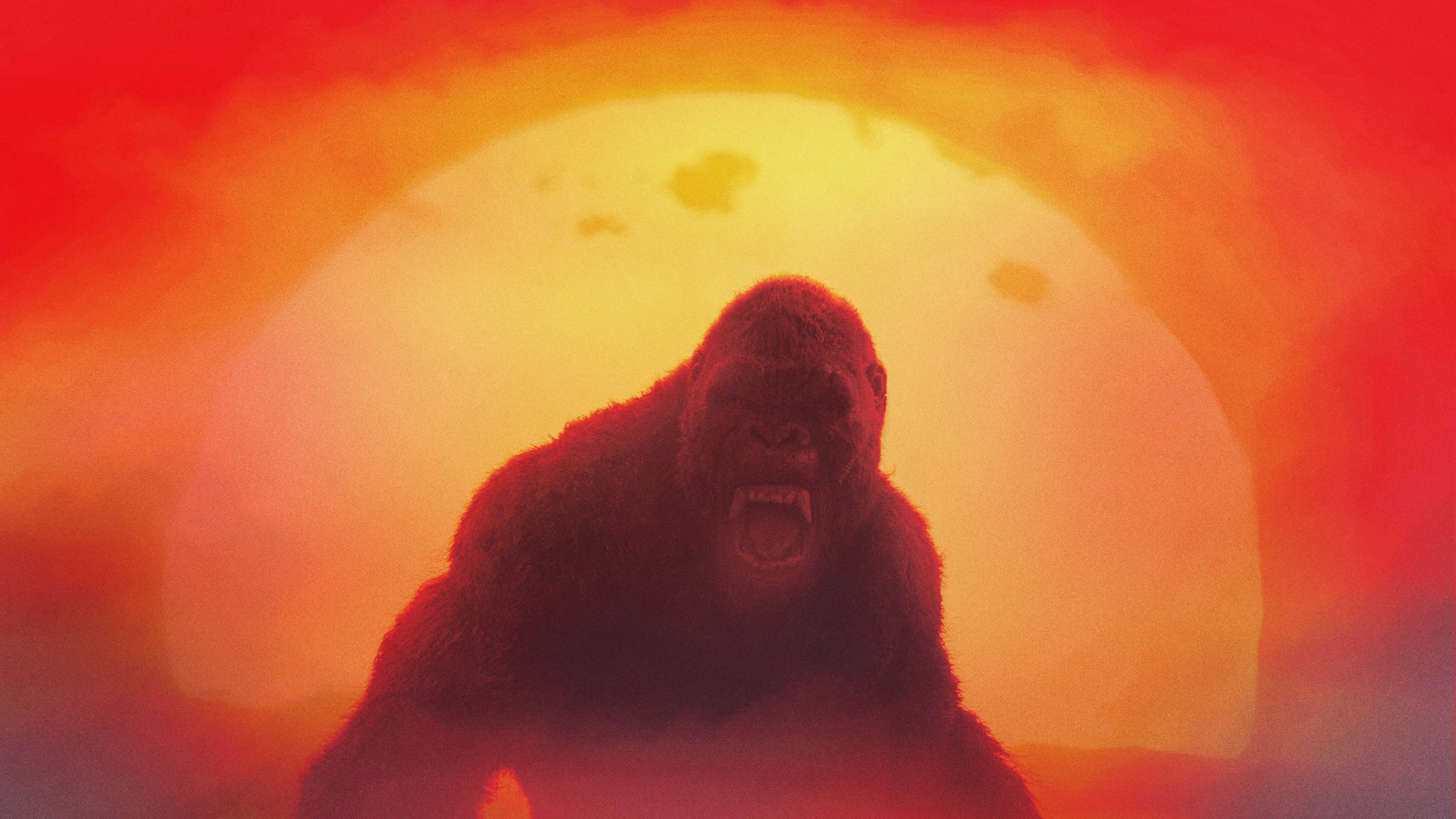 Kong Skull Island King 8K Wallpapers