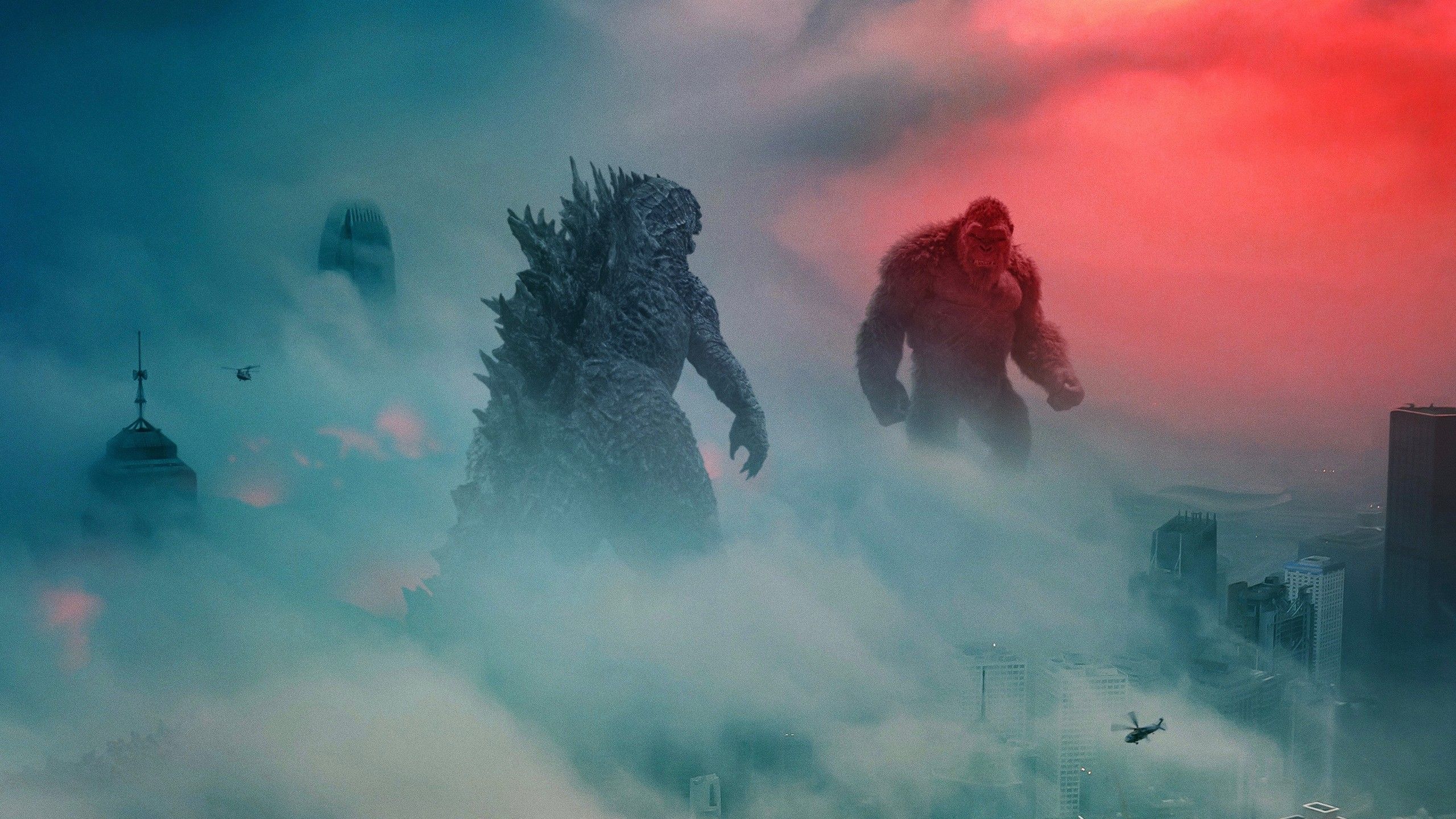 Kong V Godzilla 4K Art Wallpapers