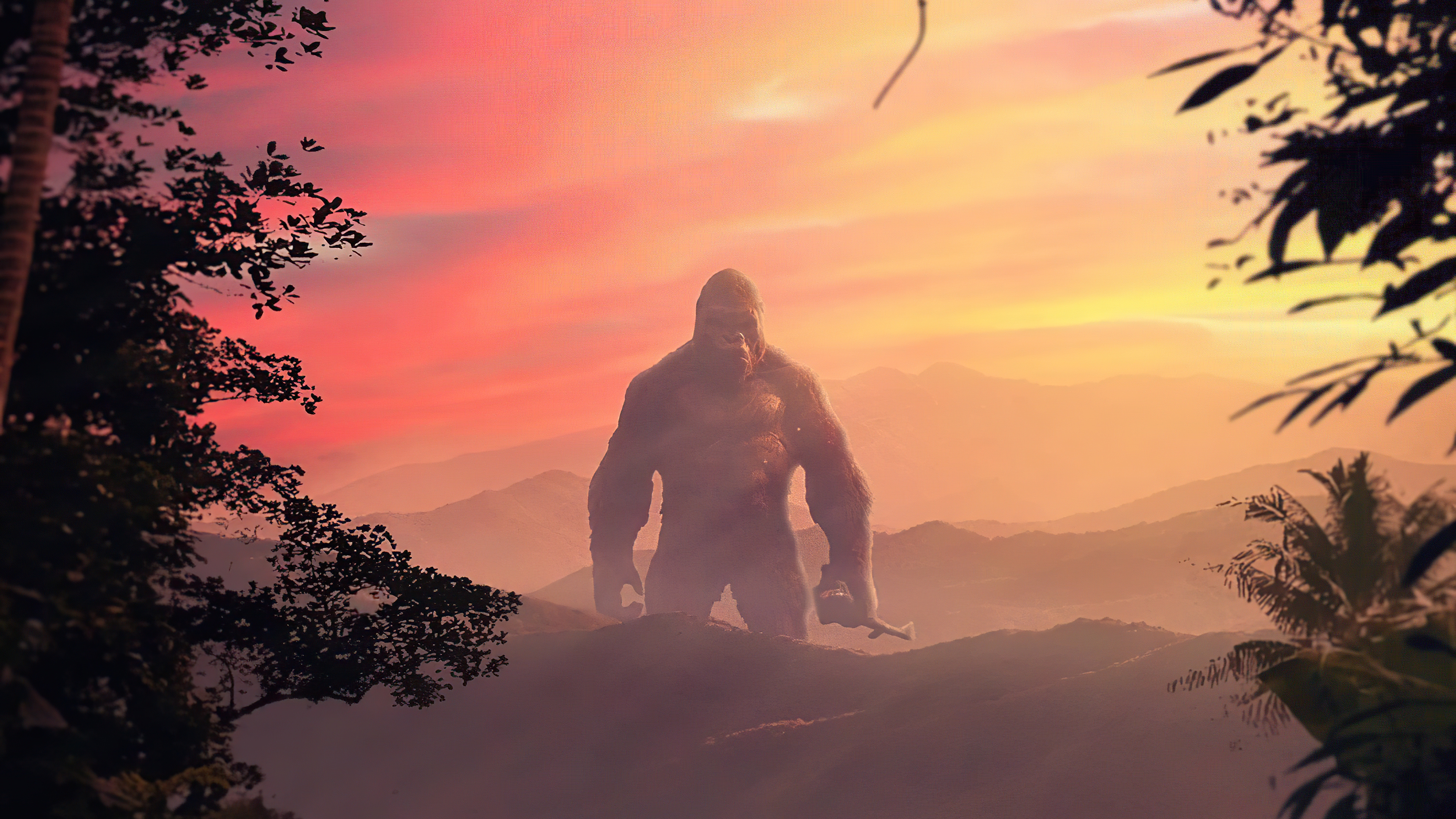 Kong V Godzilla 4K Art Wallpapers