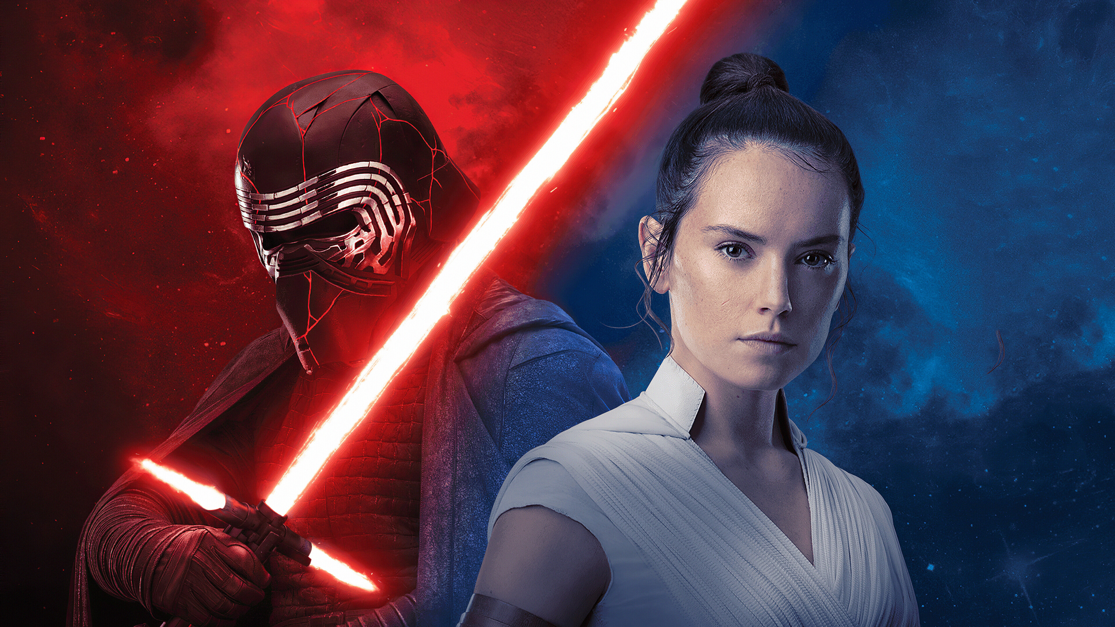 Kylo Ren Vs Rey Star Wars Wallpapers