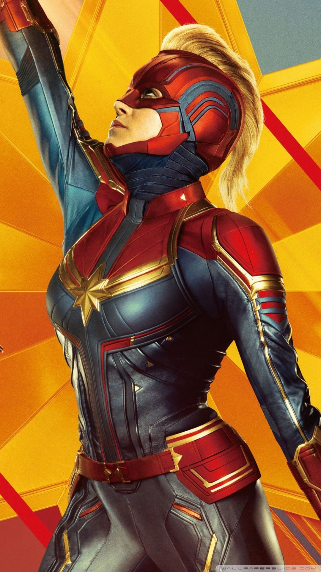 Mar Vell And Carol Danvers In Captain Marvel Movie 2019 Wallpapers