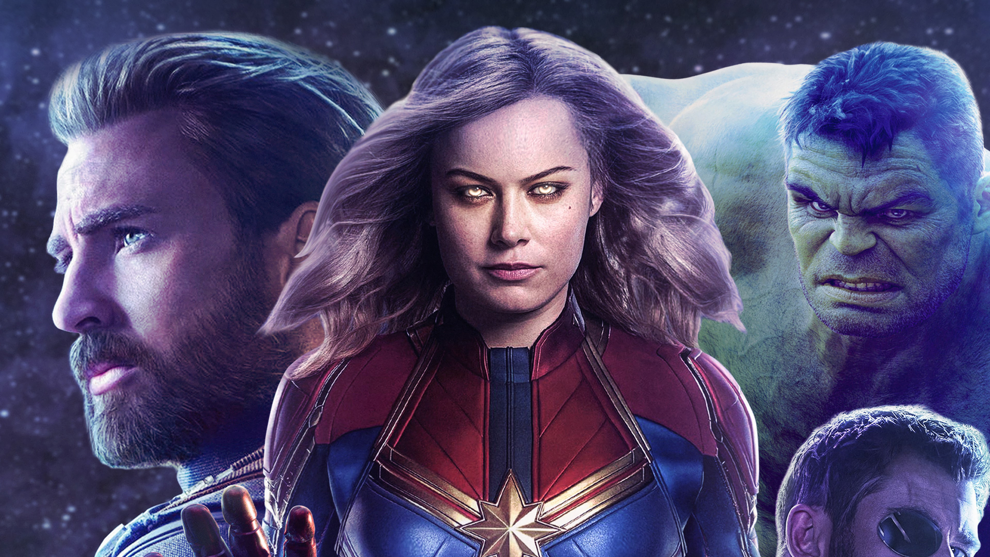 Mar Vell And Carol Danvers In Captain Marvel Movie 2019 Wallpapers