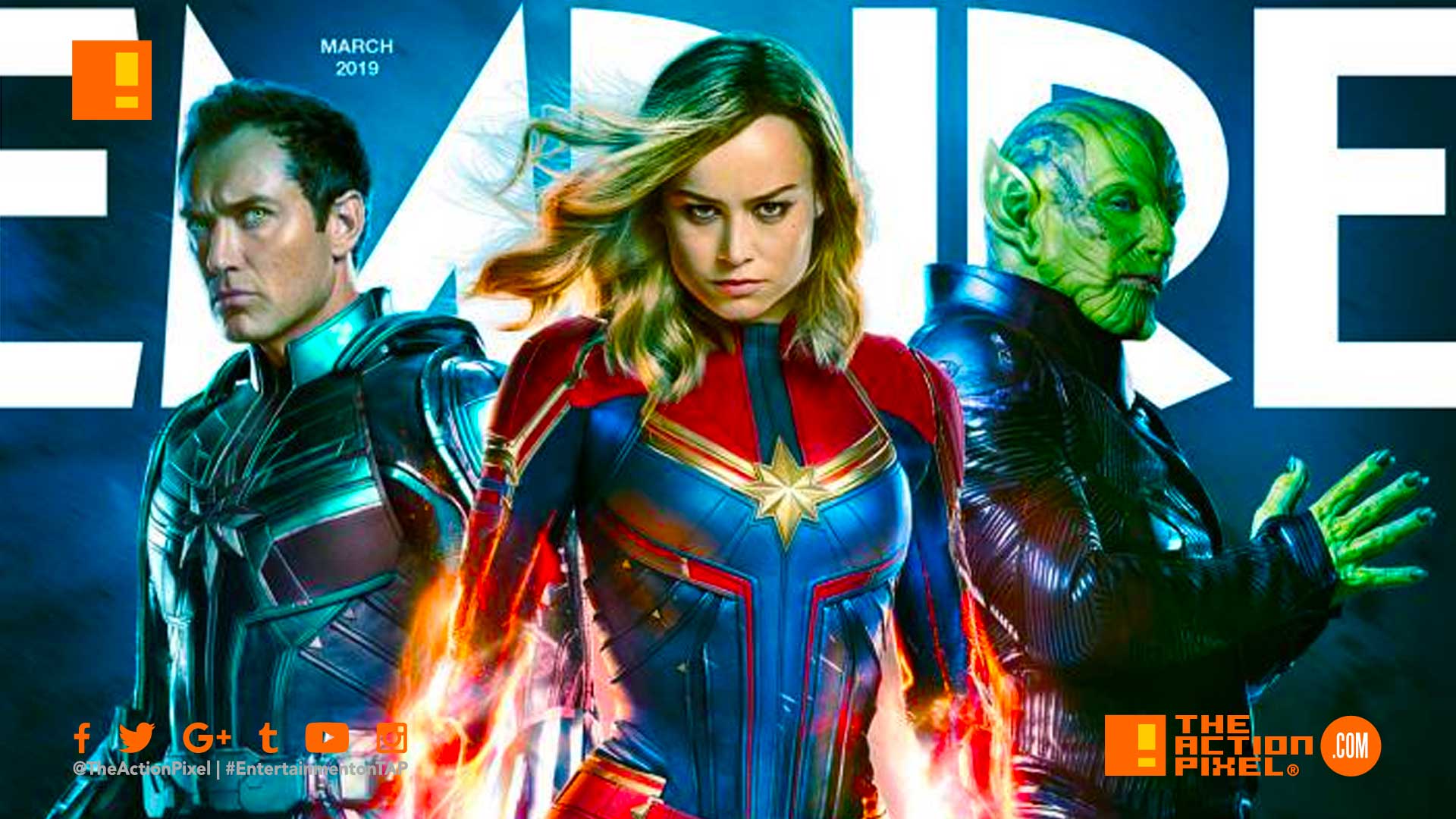 Mar Vell And Carol Danvers In Captain Marvel Movie 2019 Wallpapers