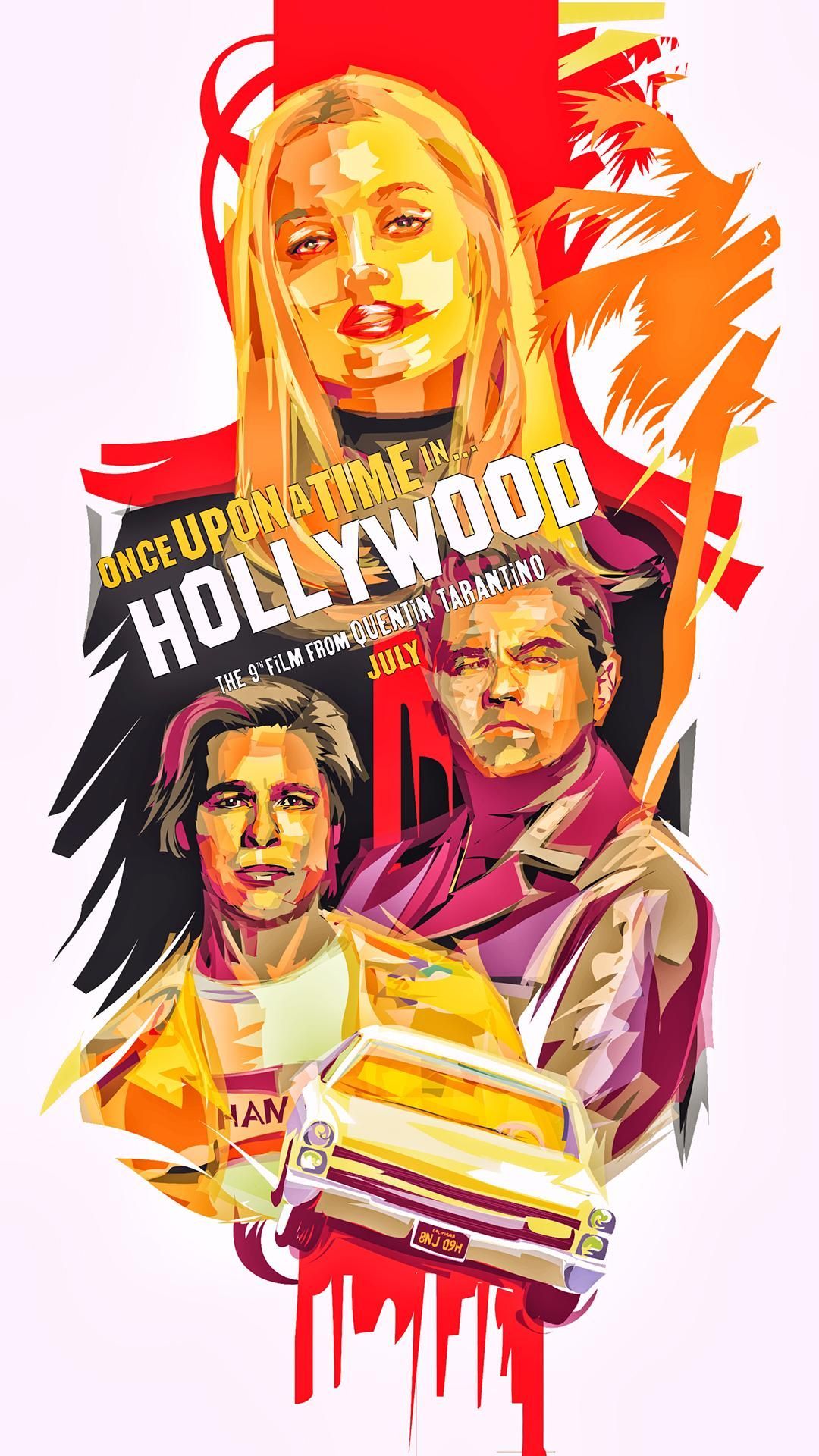 Margot Robbie Once Upon A Time In Hollywood Poster Wallpapers