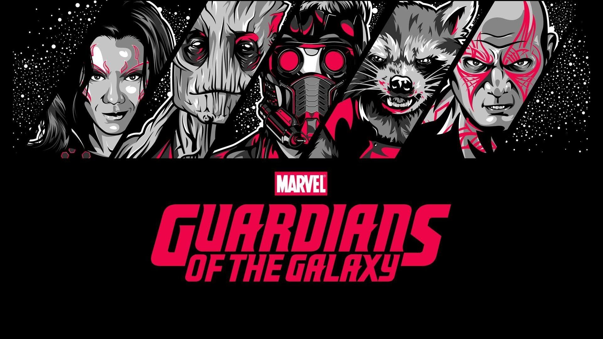 Marvel Guardians Of The Galaxy Black And White Wallpapers