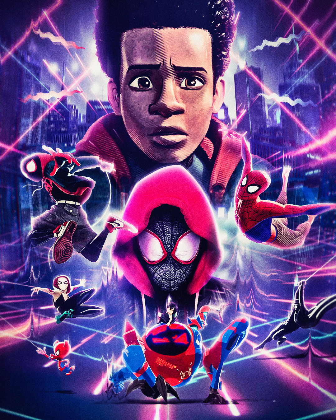 Miles Morales In Spider Man Into The Spider Verse Wallpapers