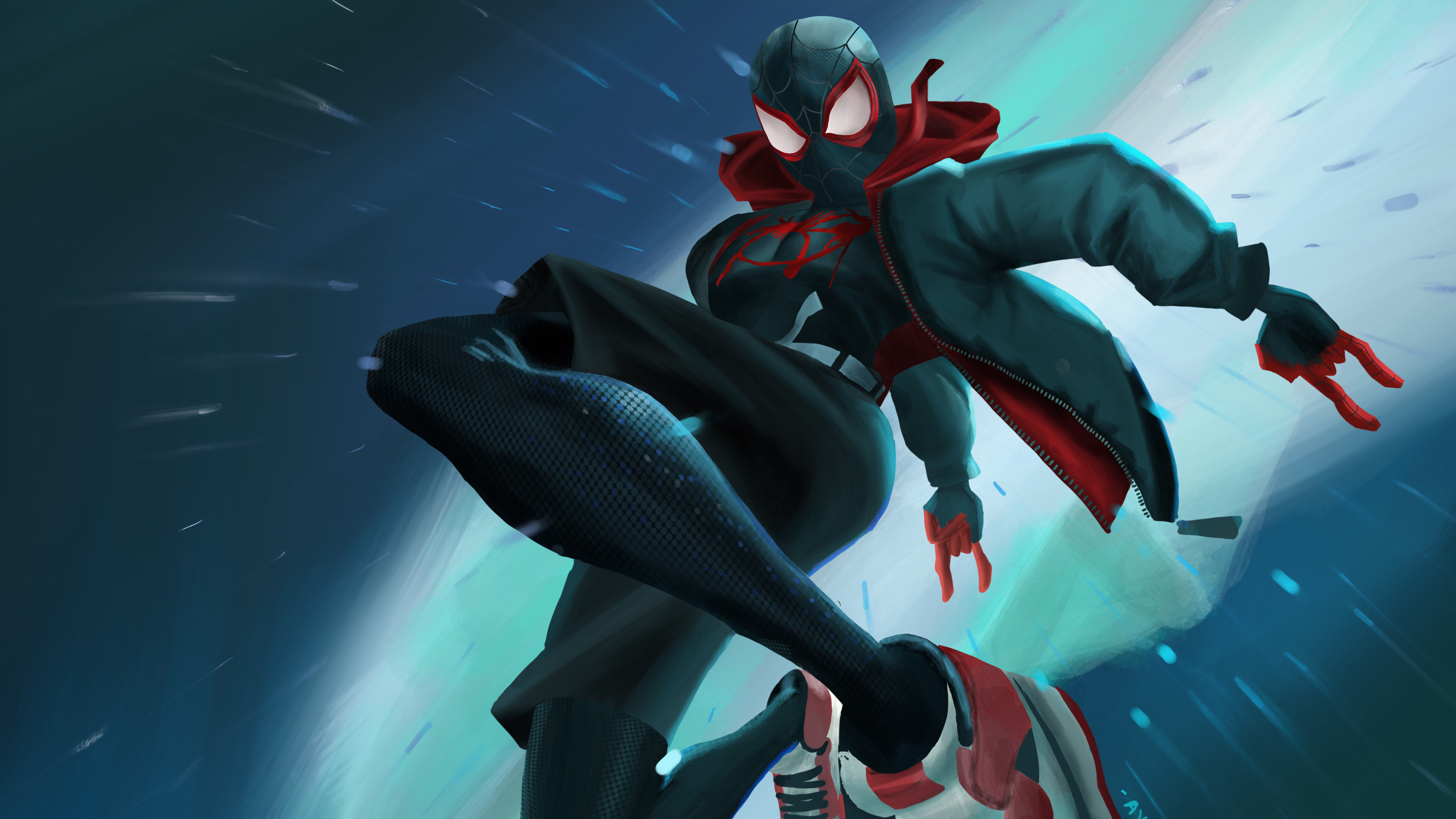 Miles Morales Spider-Man Into The Spider-Verse Wallpapers