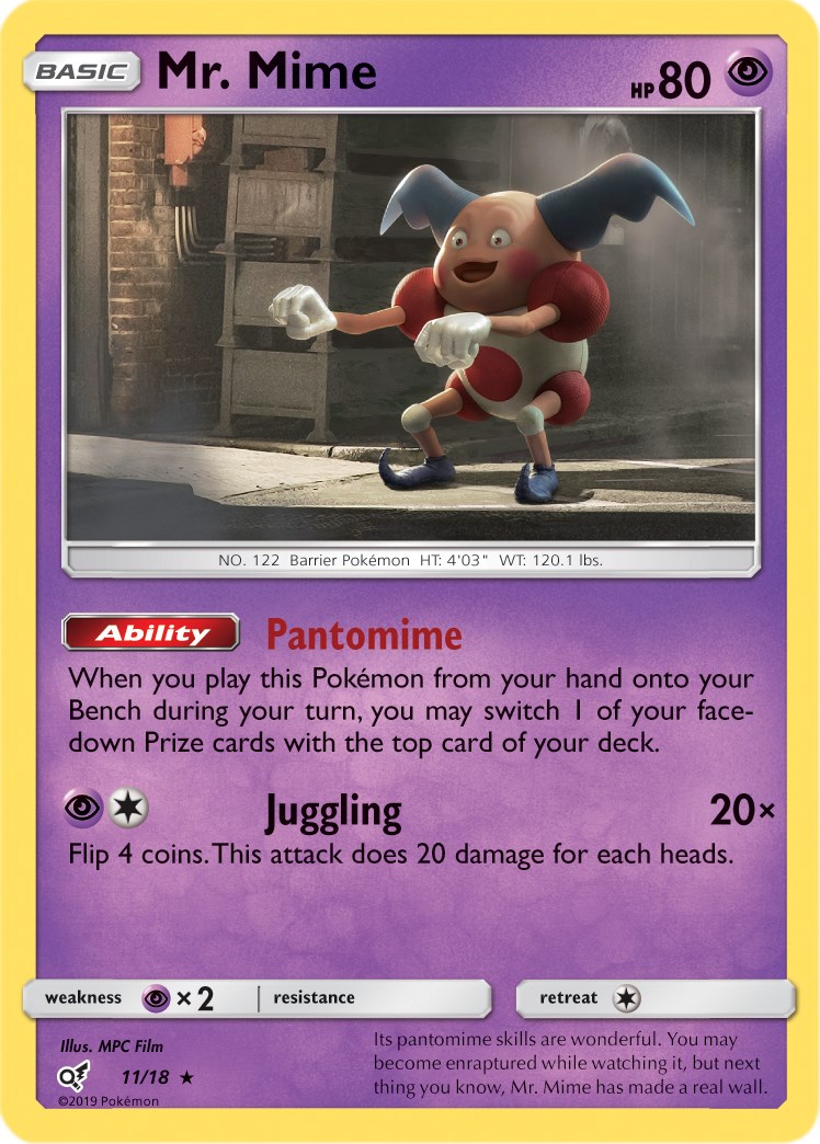 Mr. Mime In Pokemon Detective Pikachu Movie Wallpapers