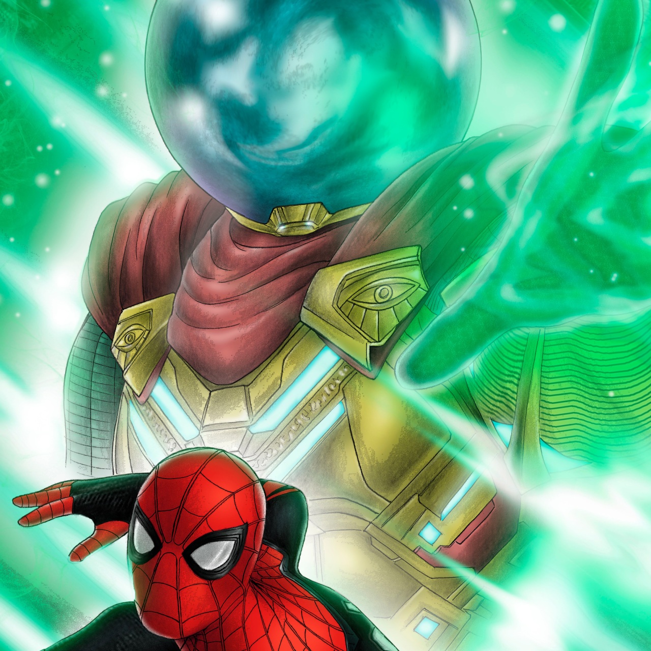 Mysterio In Spider-Man Far From Home Artwork Wallpapers