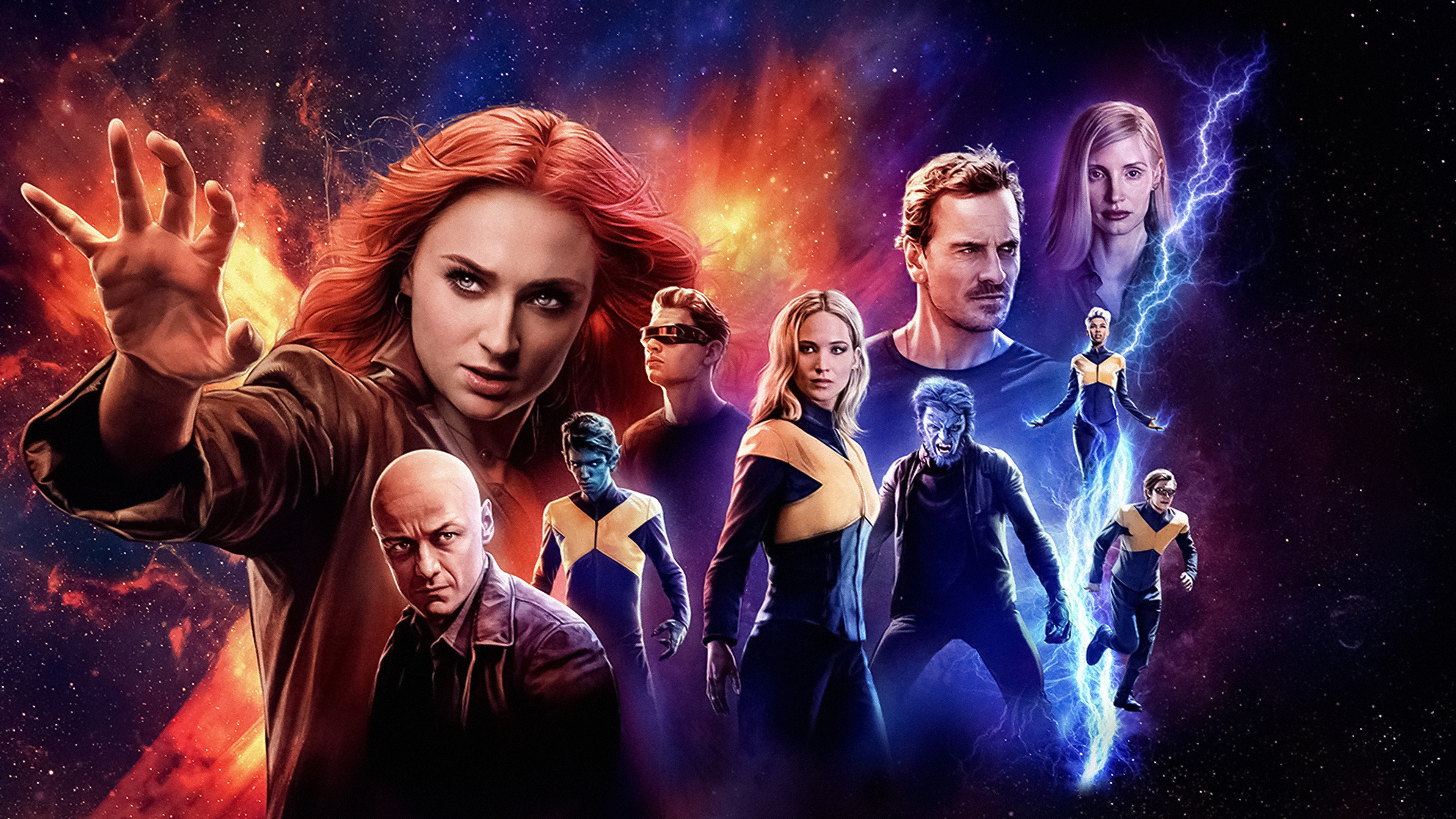 Mystique Jennifer Lawrence Dark Phoenix Wallpapers