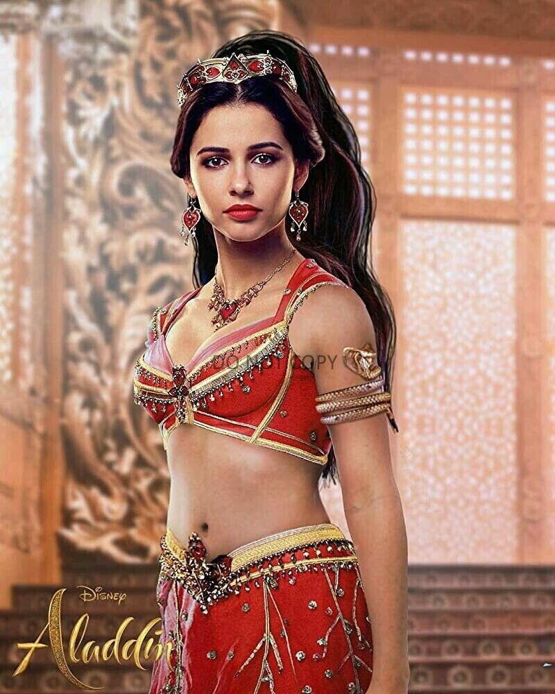 Naomi Scott As Jasmine In Aladdin Movie Wallpapers