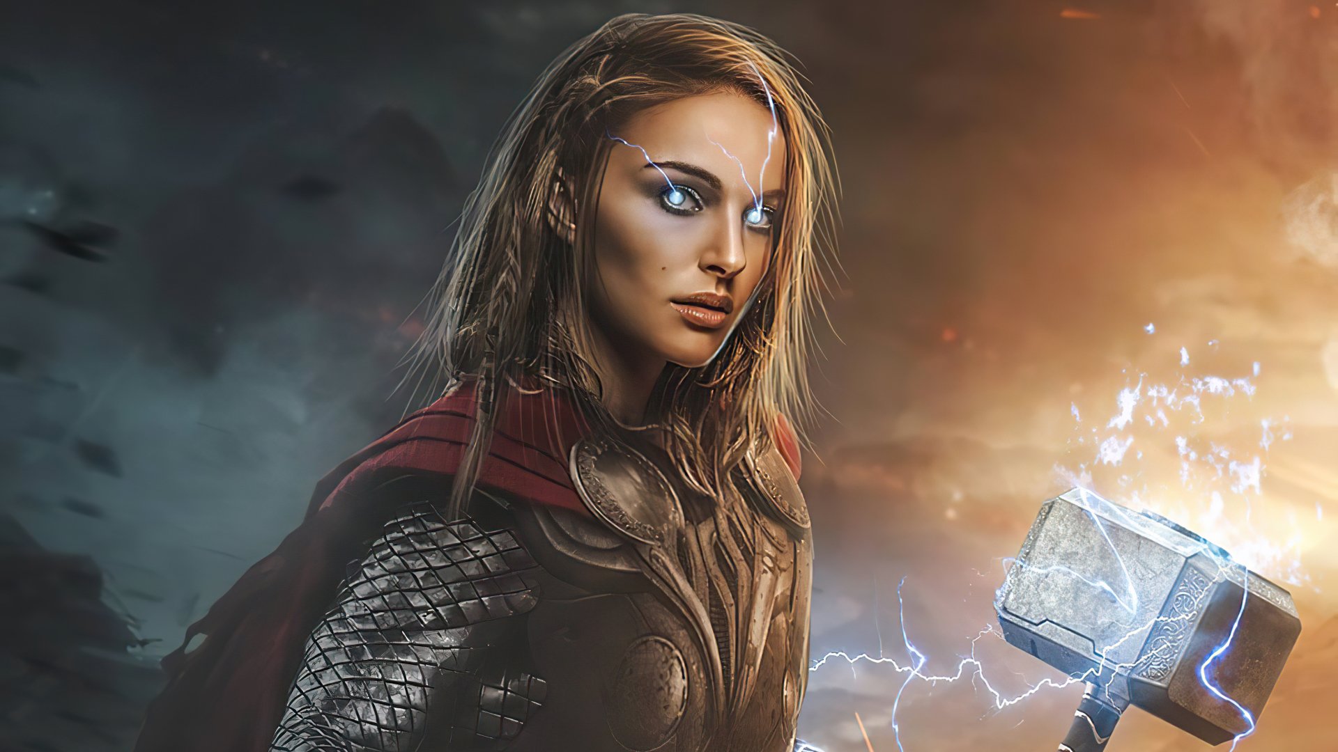 Natalie Portman As Thor Fanart Wallpapers