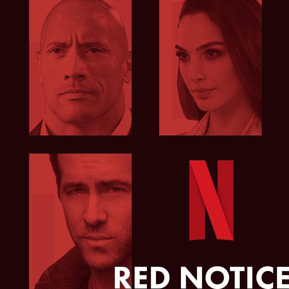 Netflix Red Notice Poster 2021 Wallpapers