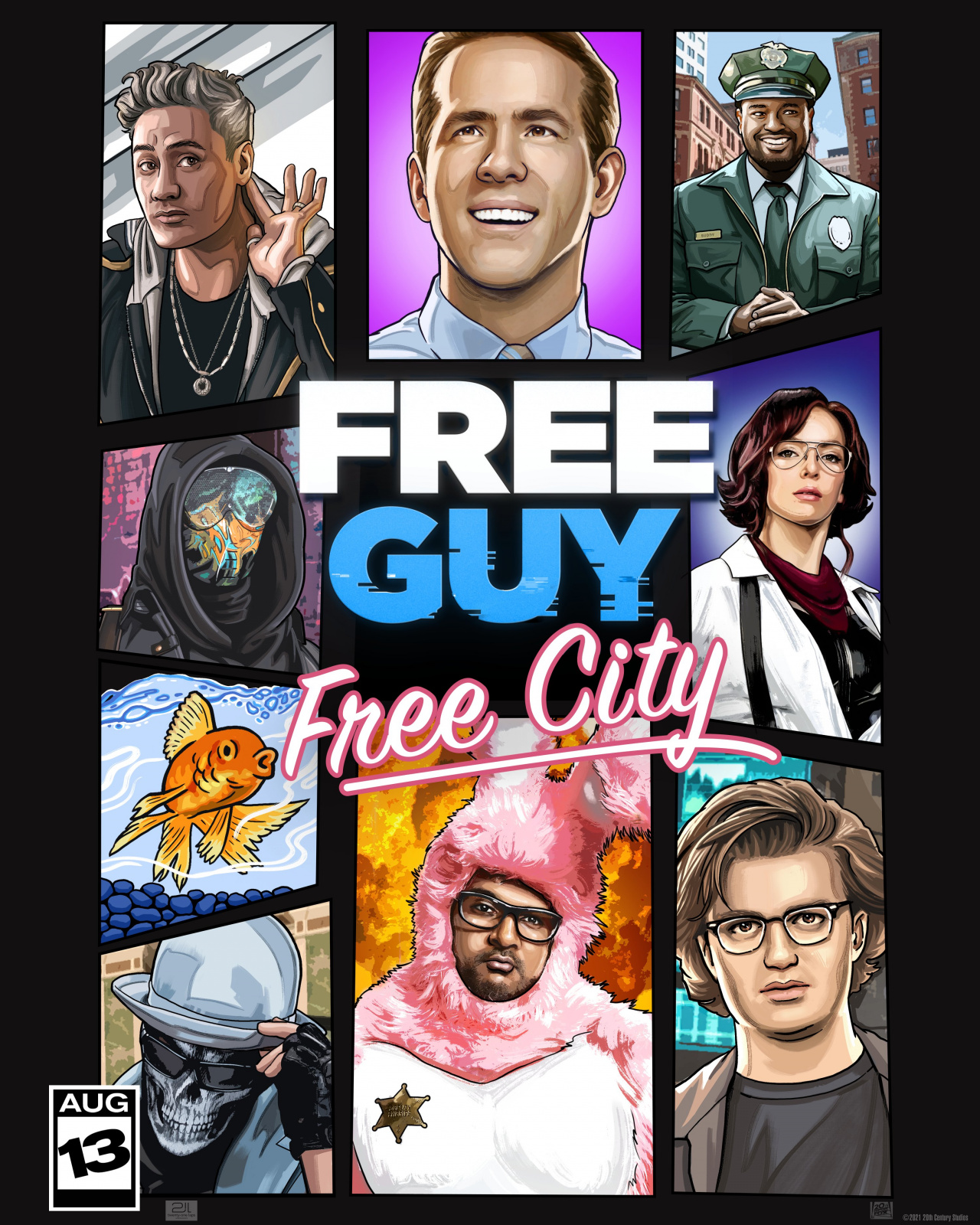 New Free Guy 2021 Wallpapers