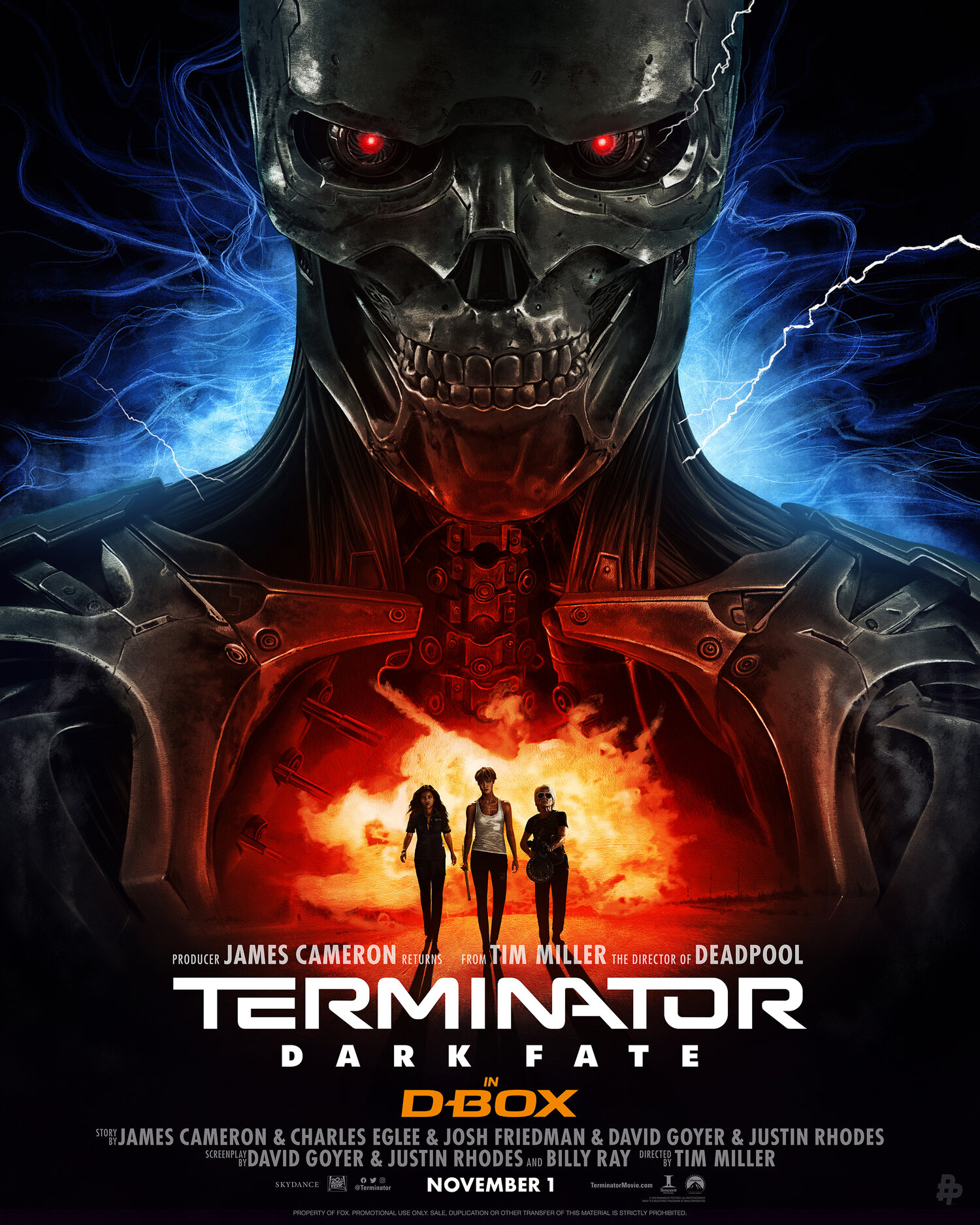 New Terminator Dark Fate Poster Wallpapers