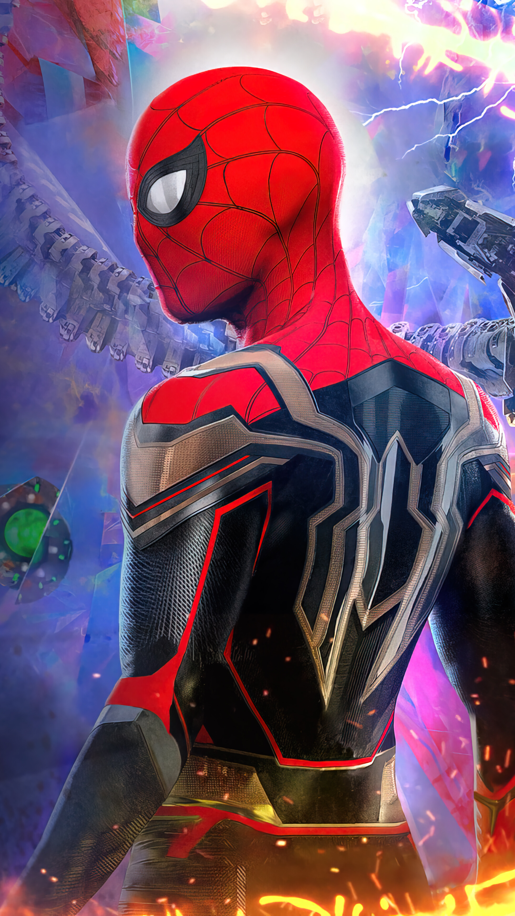 No Way Home 4K Spiderman Key Art Wallpapers