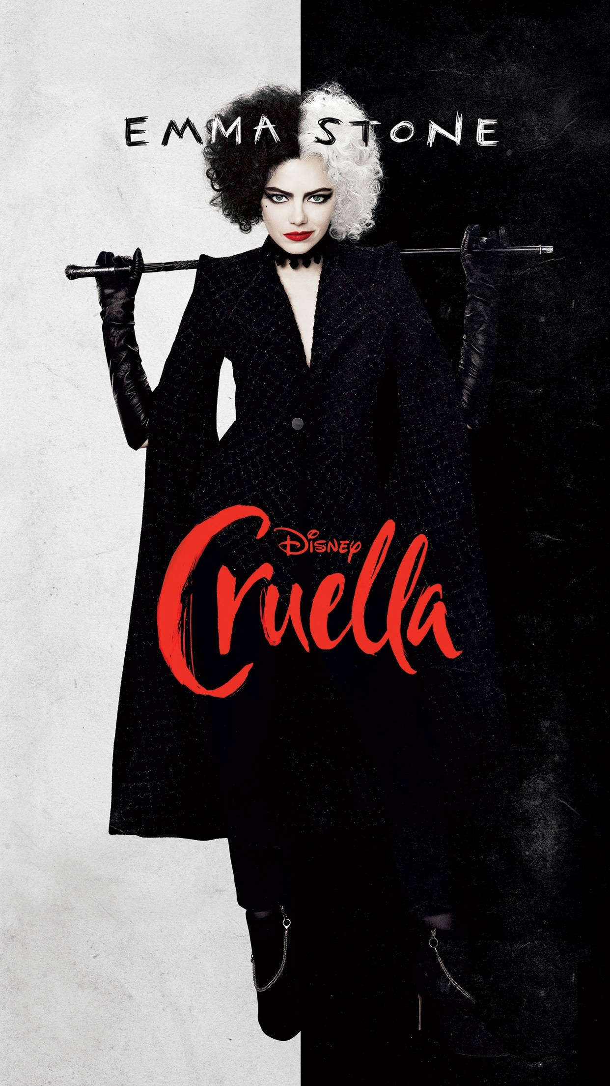 Poster Of Cruella 4K Movie Wallpapers