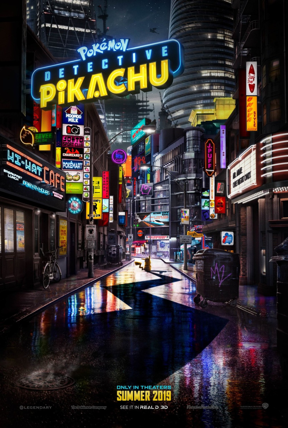 Poster Of Detective Pikachu Pokemon Movie Wallpapers