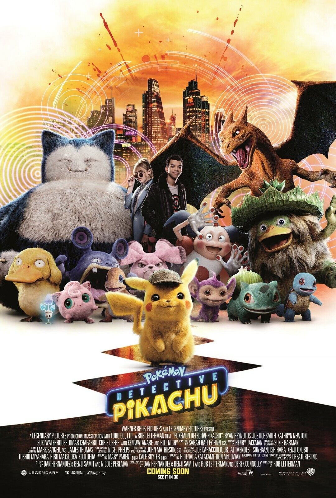 Poster Of Detective Pikachu Pokemon Movie Wallpapers