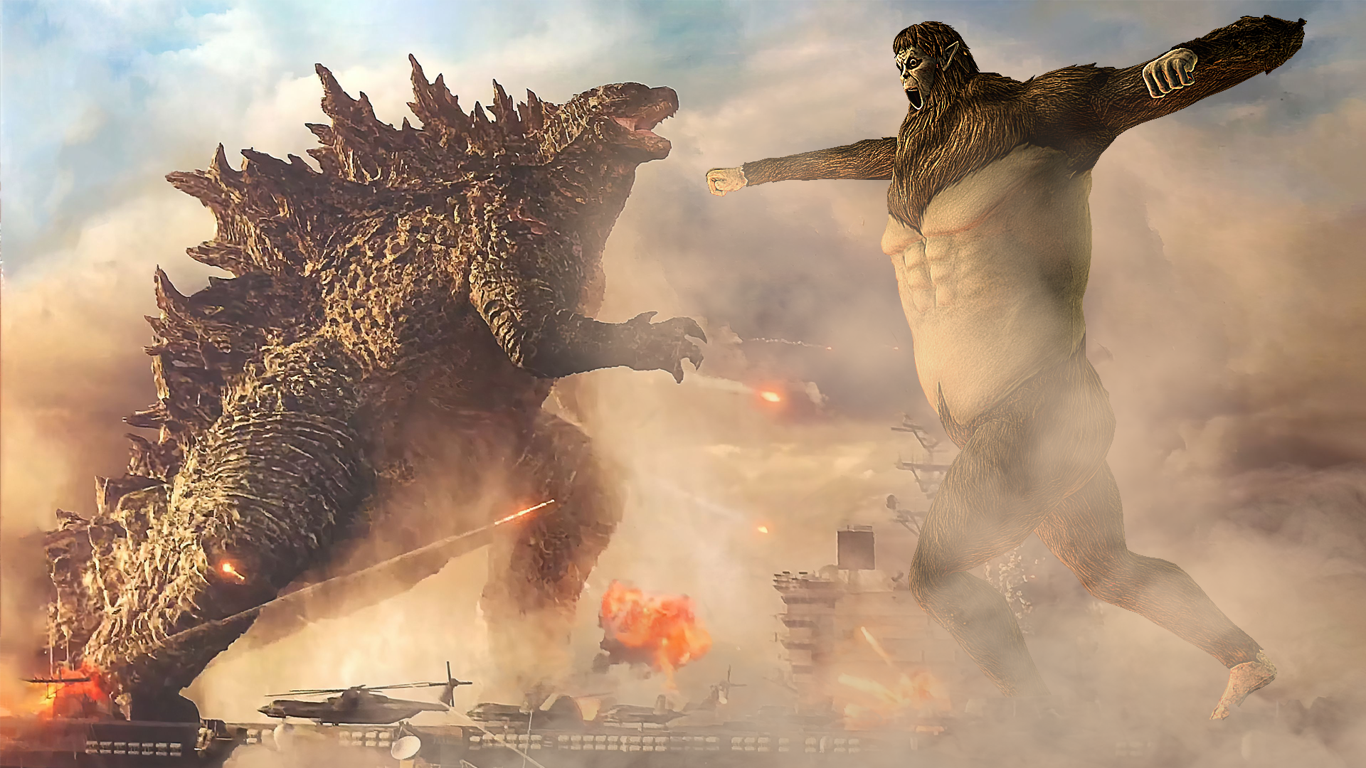 Poster Of Godzilla Vs Kong Wallpapers