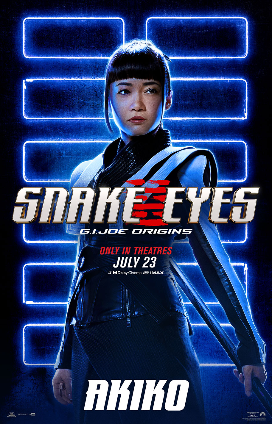 Poster Of Snake Eyes G.I. Joe Origins 2021 Movie Wallpapers