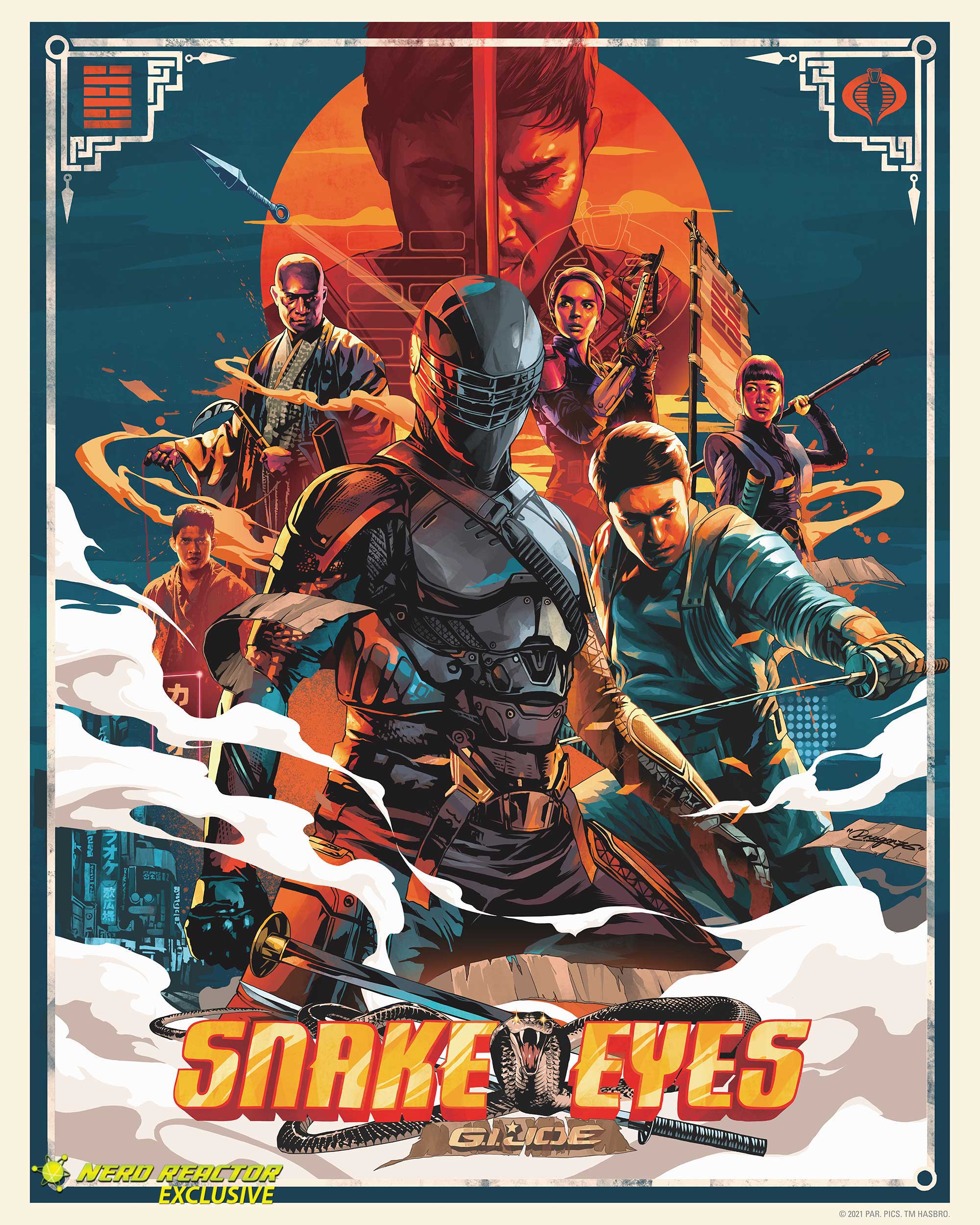 Poster Of Snake Eyes G.I. Joe Origins 2021 Movie Wallpapers