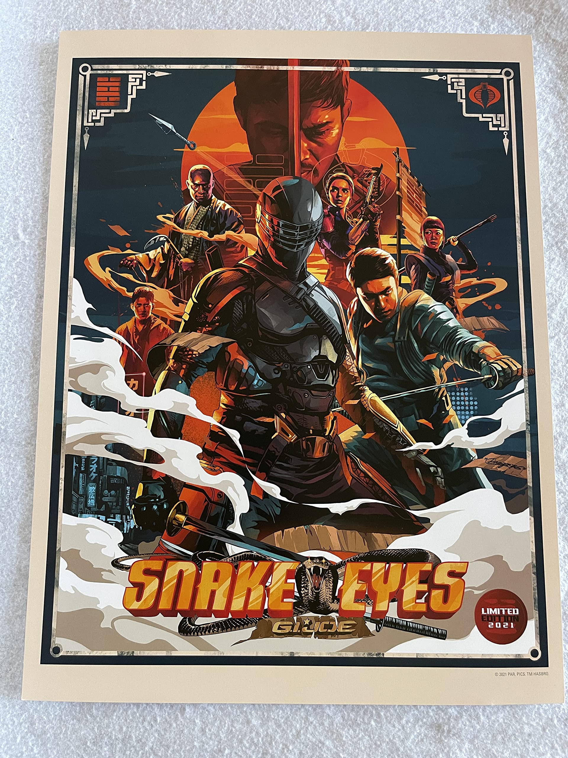 Poster Of Snake Eyes G.I. Joe Origins 2021 Movie Wallpapers