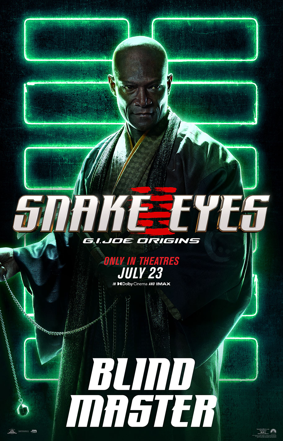 Poster Of Snake Eyes G.I. Joe Origins 2021 Movie Wallpapers