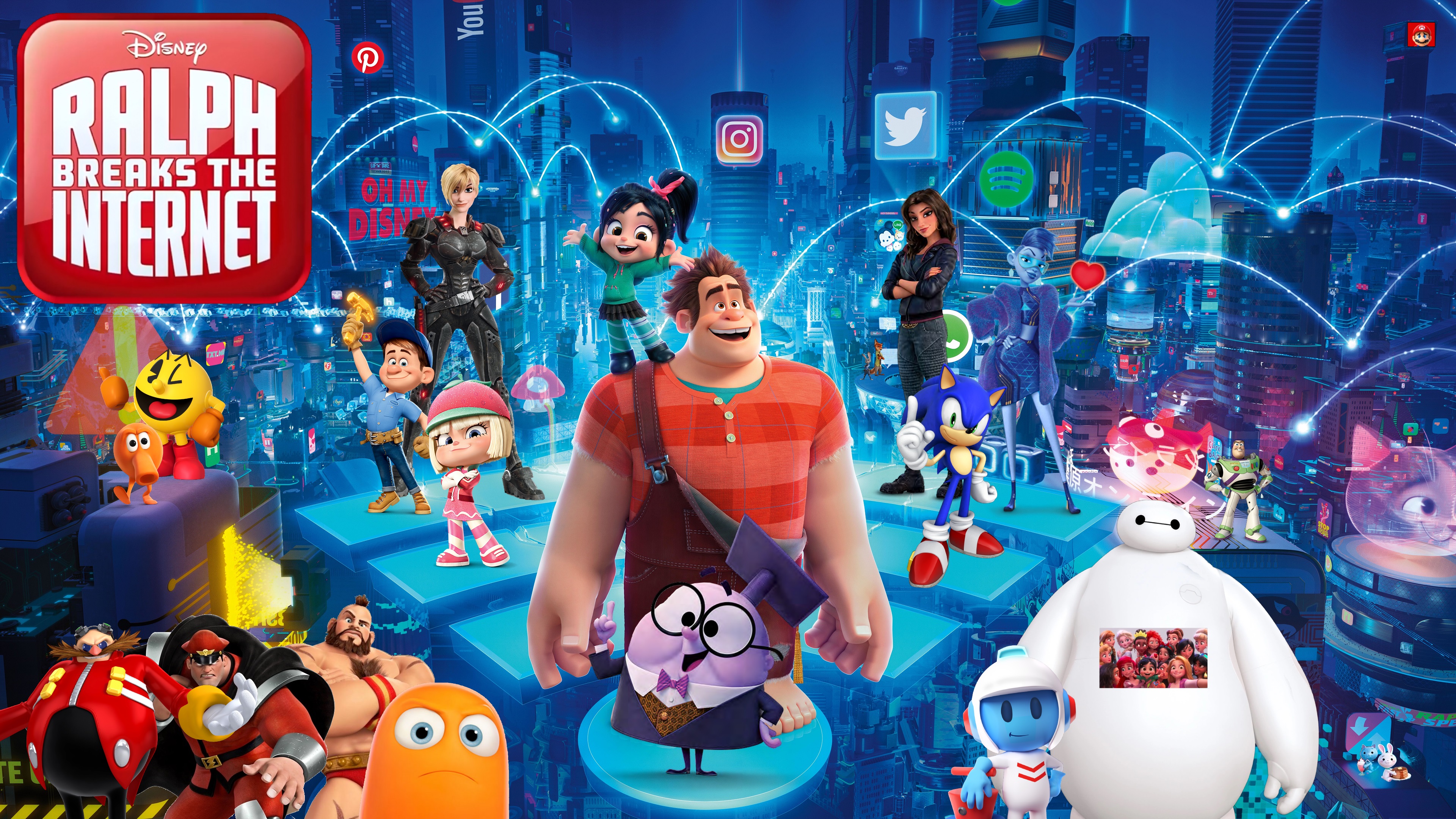 Ralph Breaks The Internet Wreck It Ralph 2 Wallpapers