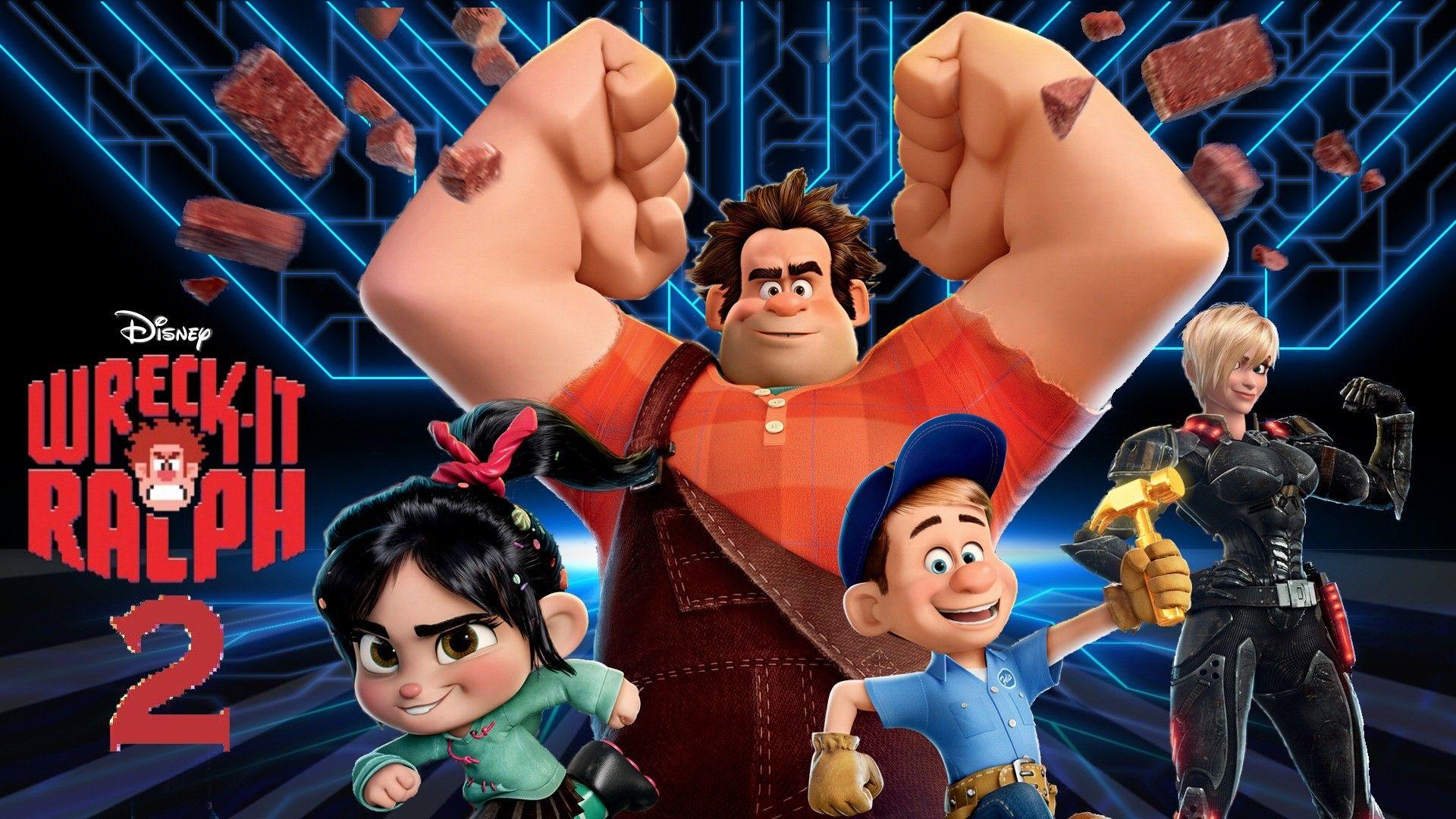 Ralph Breaks The Internet Wreck It Ralph 2 Movie 2018 Wallpapers