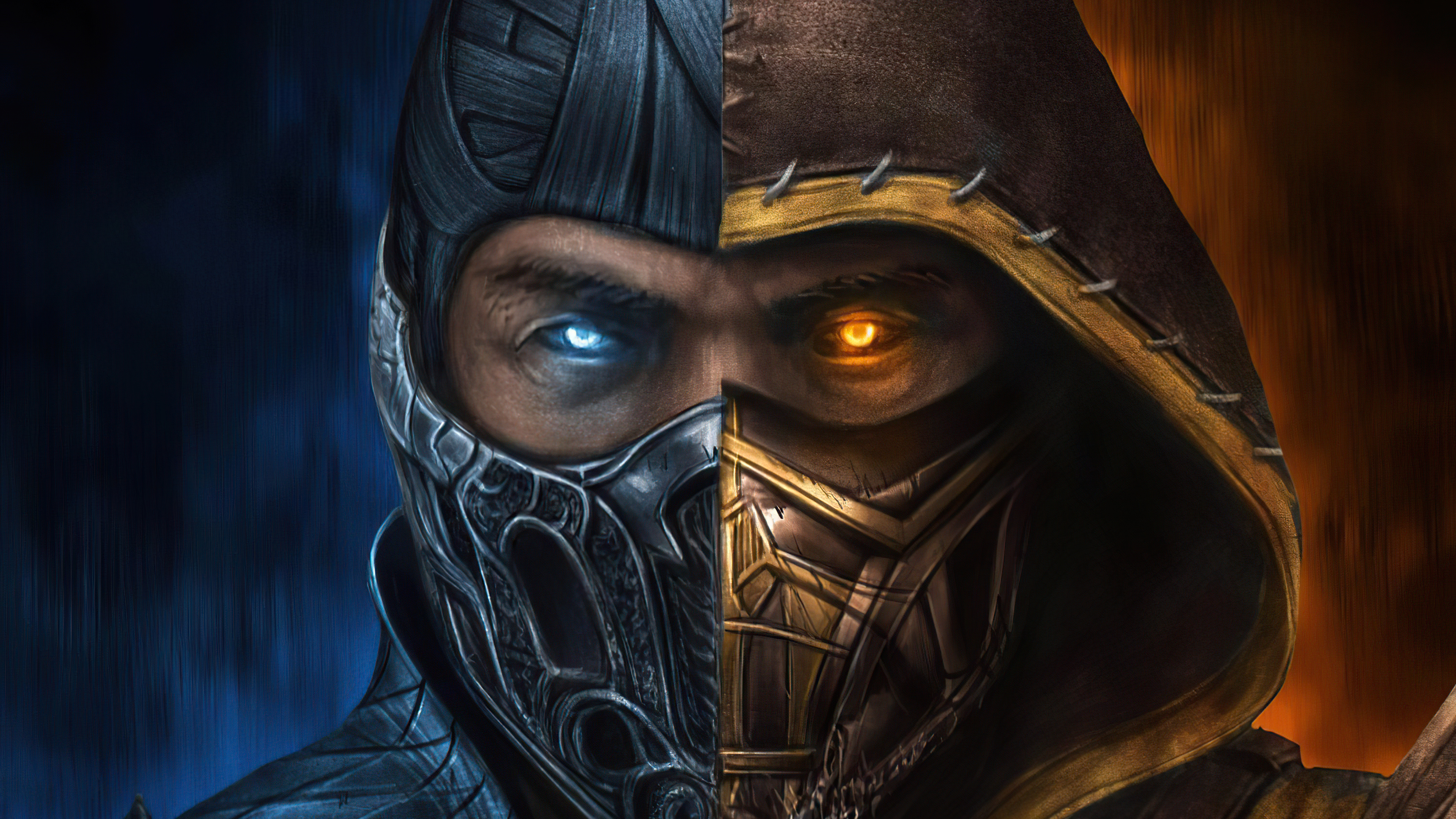 Scorpion X Sub-Zero Mortal Kombat 4K Wallpapers