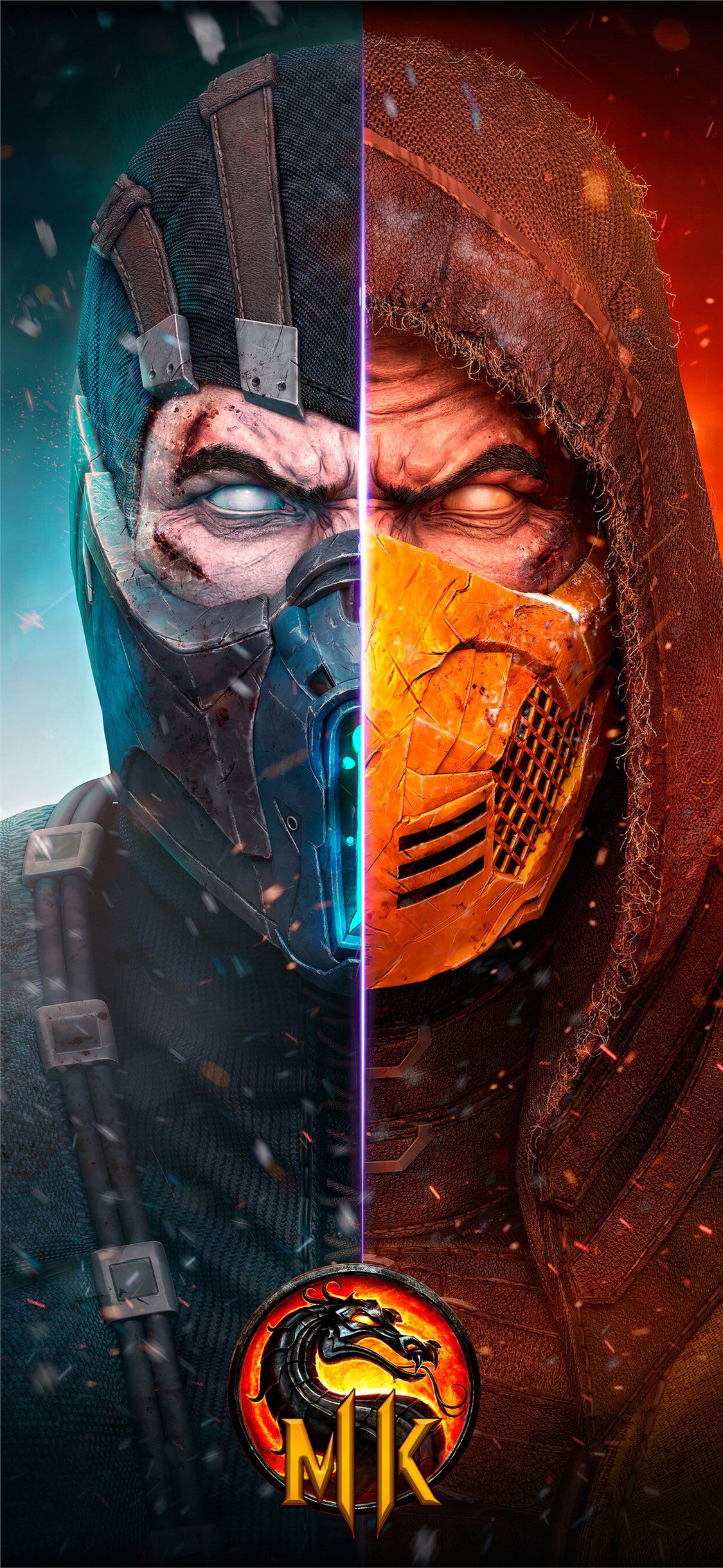 Scorpion X Sub-Zero Mortal Kombat 4K Wallpapers