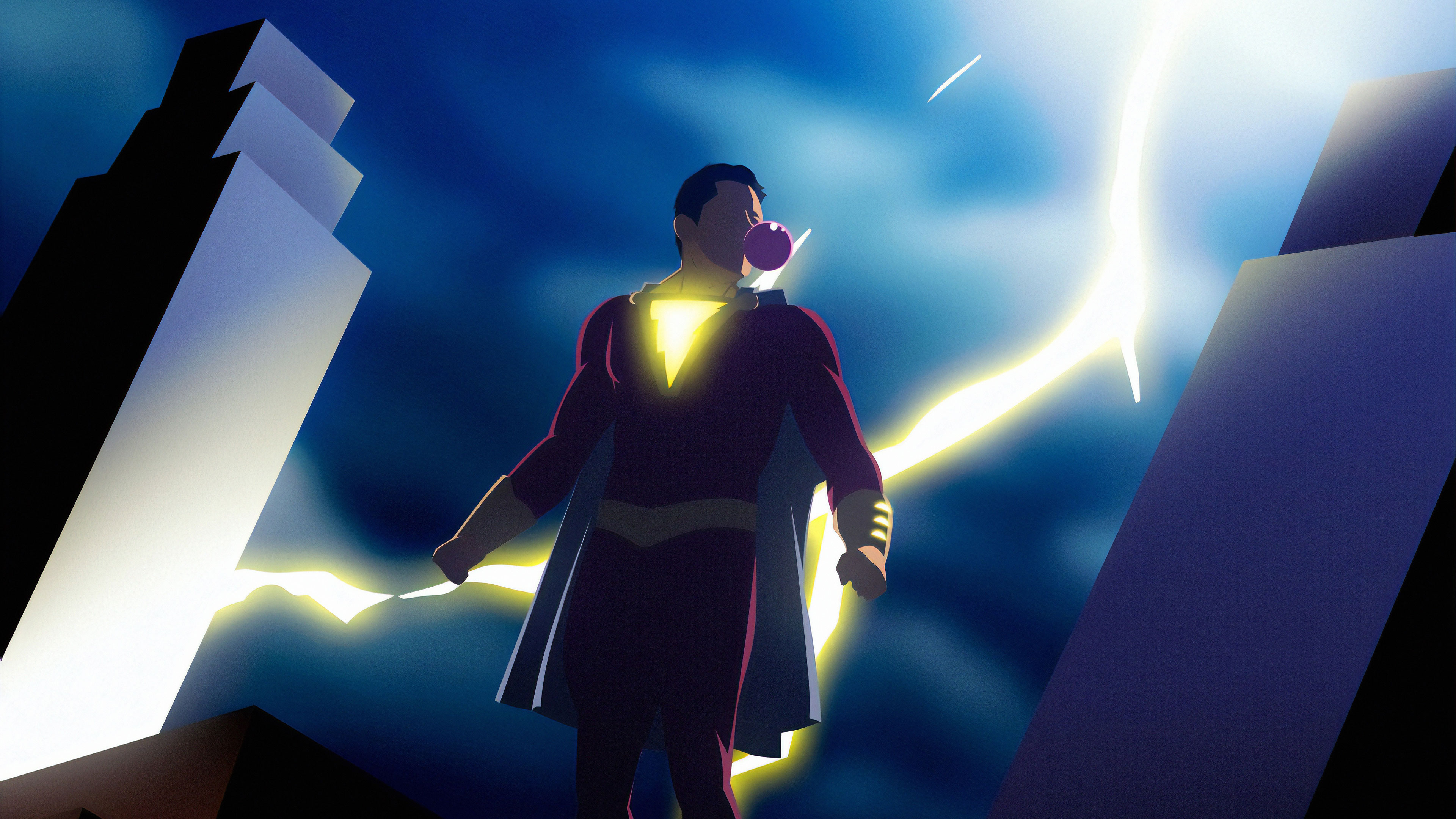 Shazam Movie 4K Artwork Wallpapers