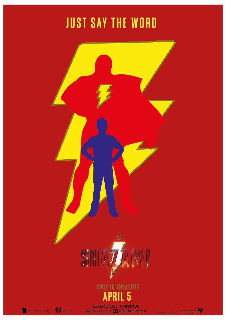 Shazam Movie Minimal Poster Wallpapers