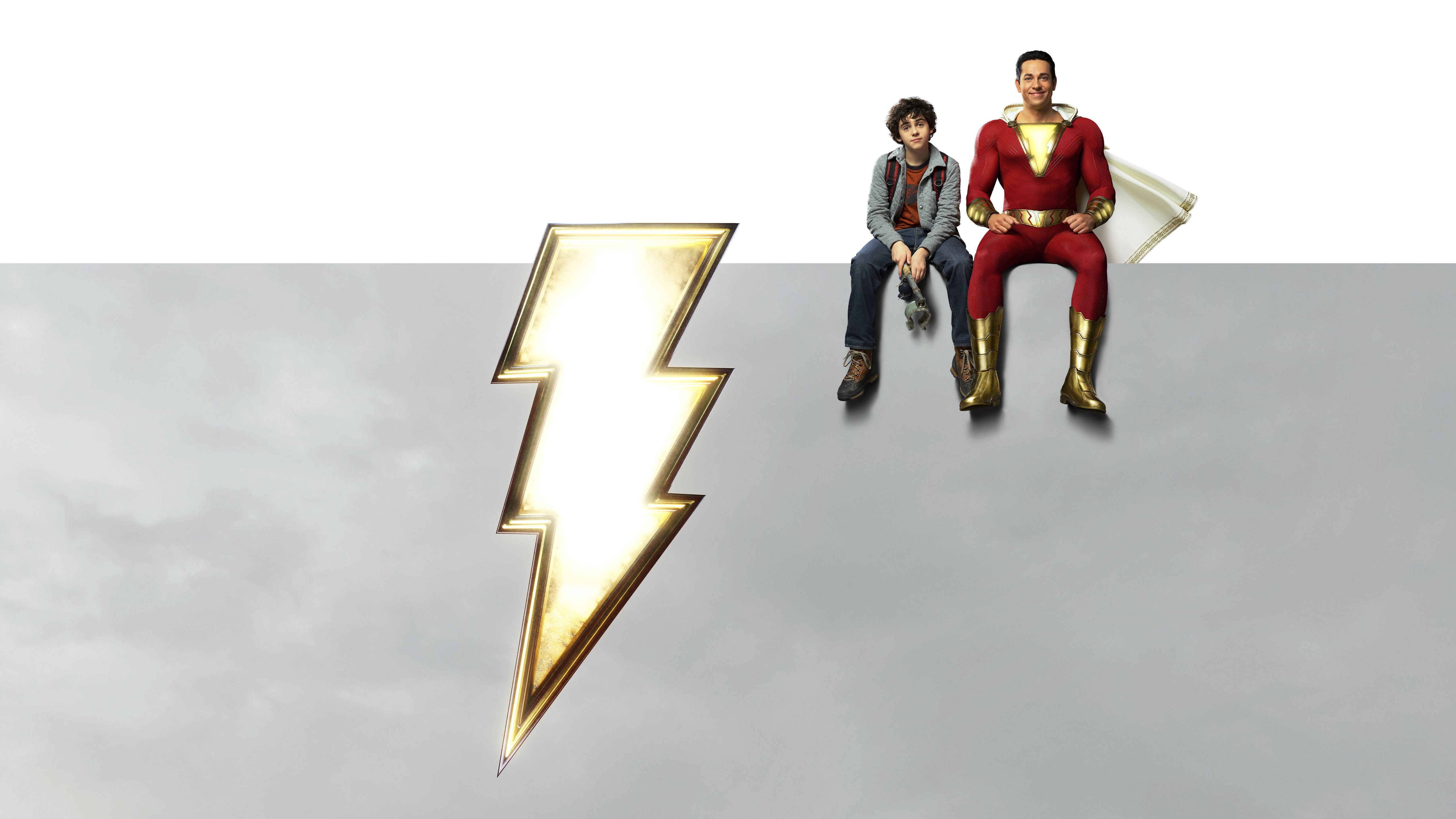 Shazam Movie Minimal Poster Wallpapers