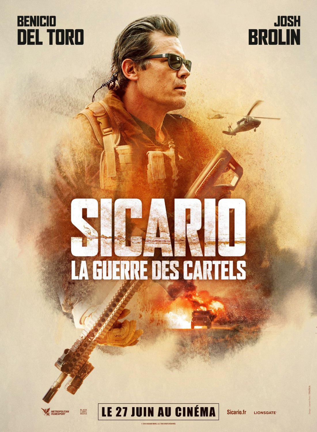 Sicario Day Of The Soldado Official Poster Wallpapers
