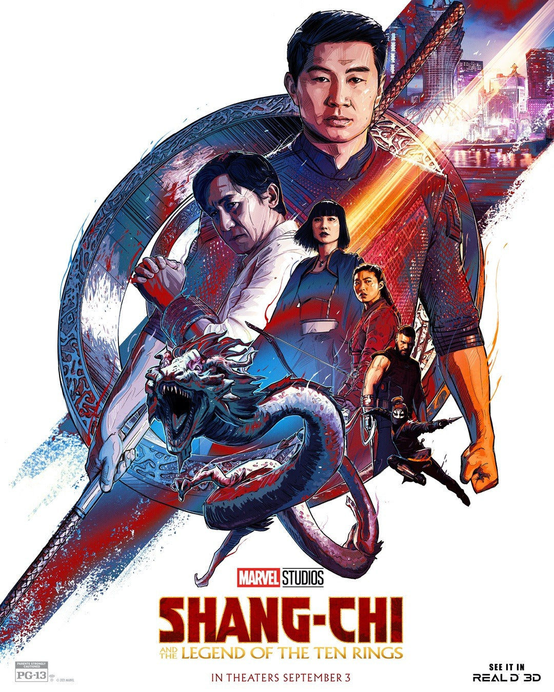 Simu Liu In Shang-Chi Marvel Movie Wallpapers