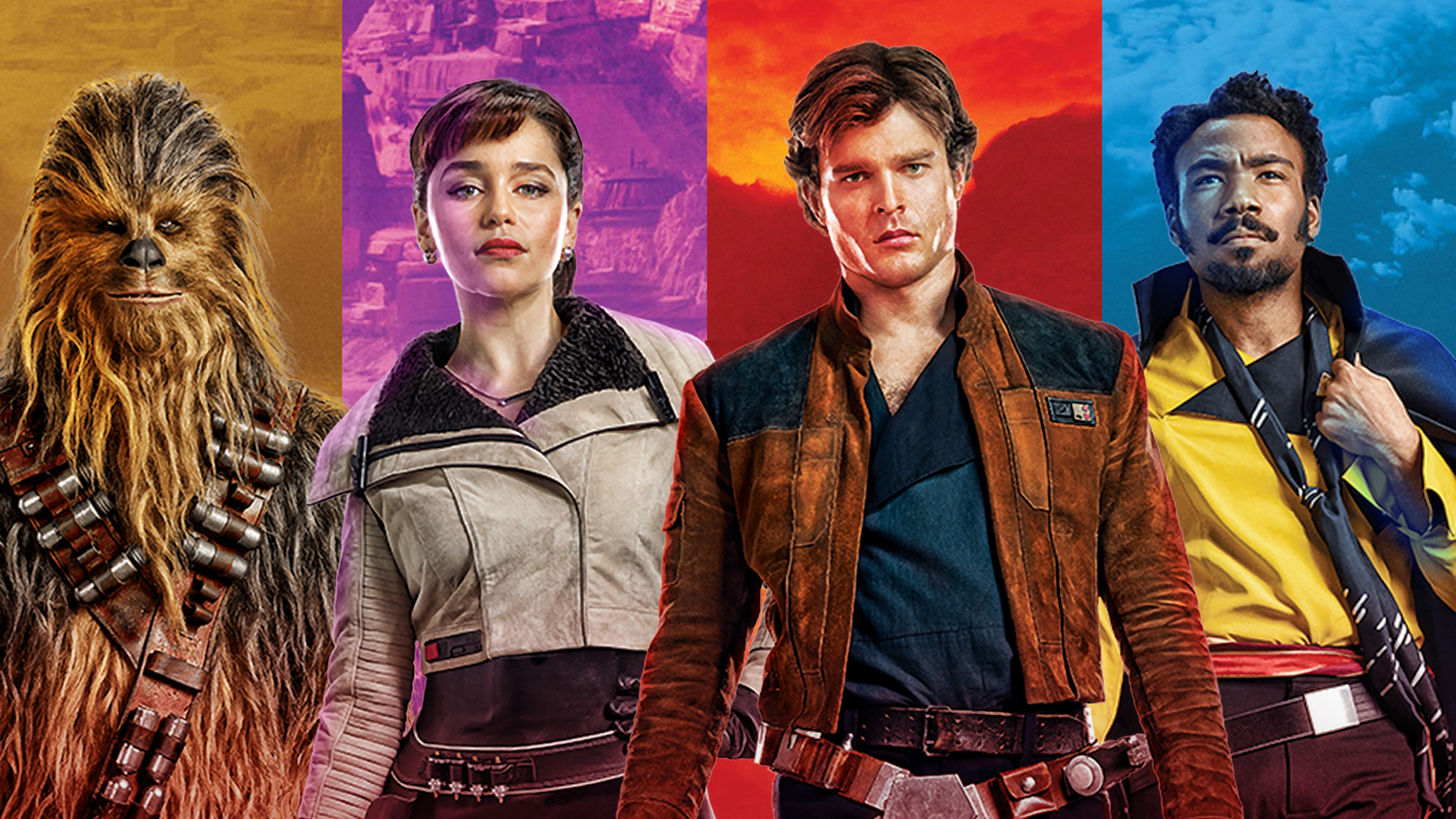 Solo A Star Wars Story All Character Poster 2018 Wallpapers