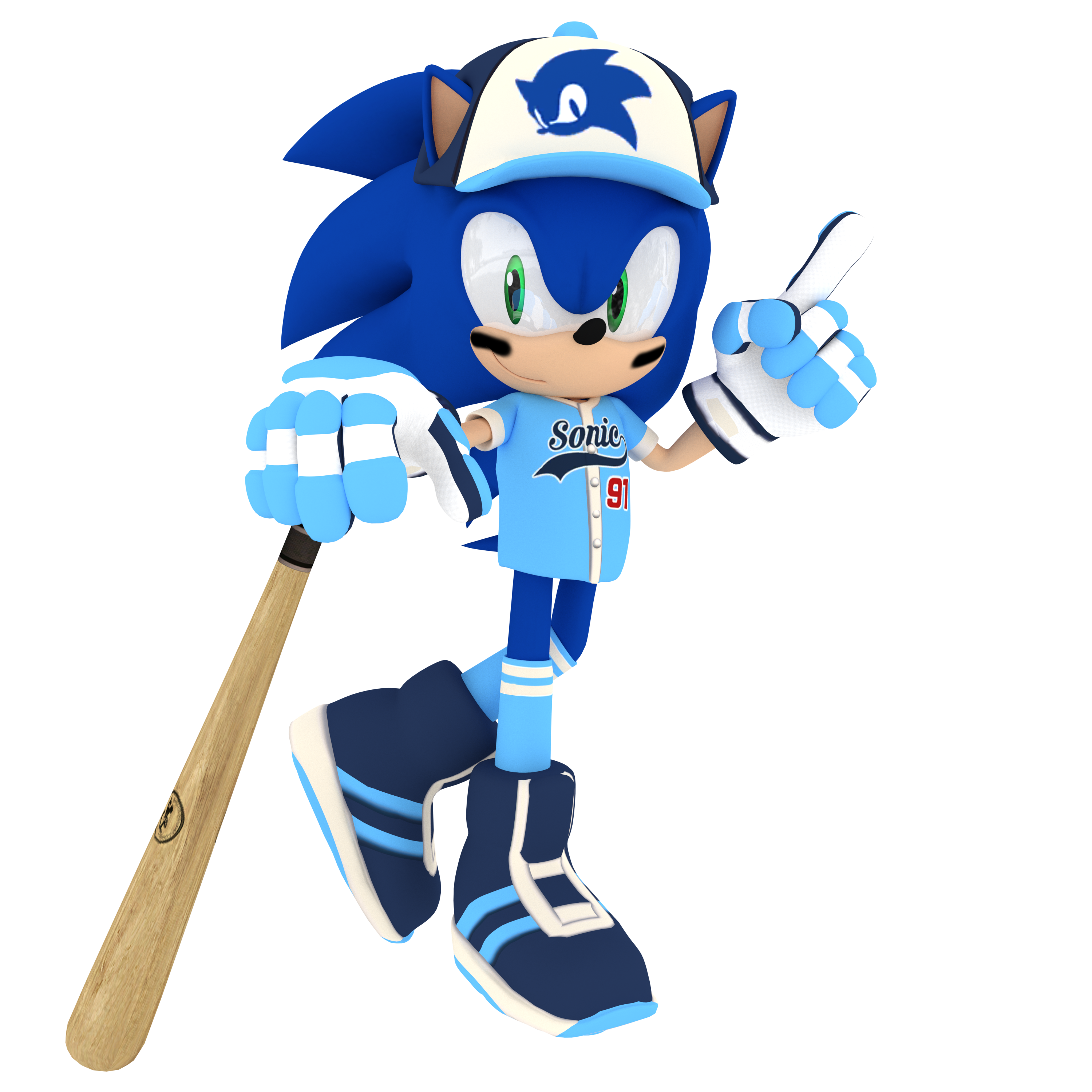 Sonic Playing Baseball Wallpapers