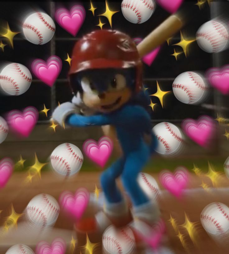Sonic Playing Baseball Wallpapers