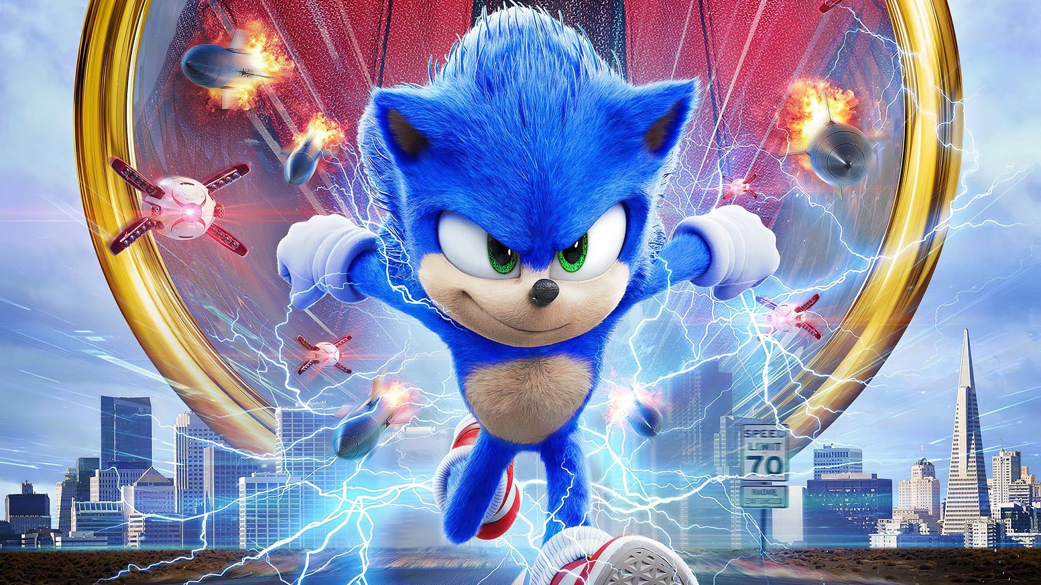 Sonic The Hedgehog 2019 Movie Poster Wallpapers