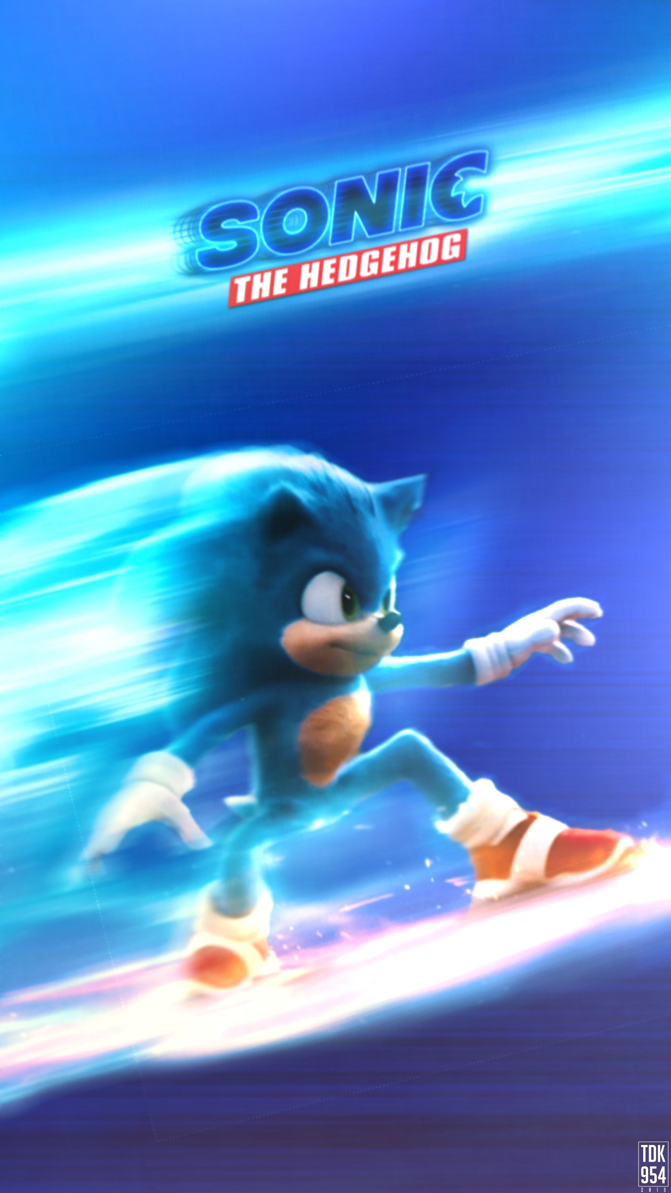 Sonic The Hedgehog 2019 Movie Poster Wallpapers