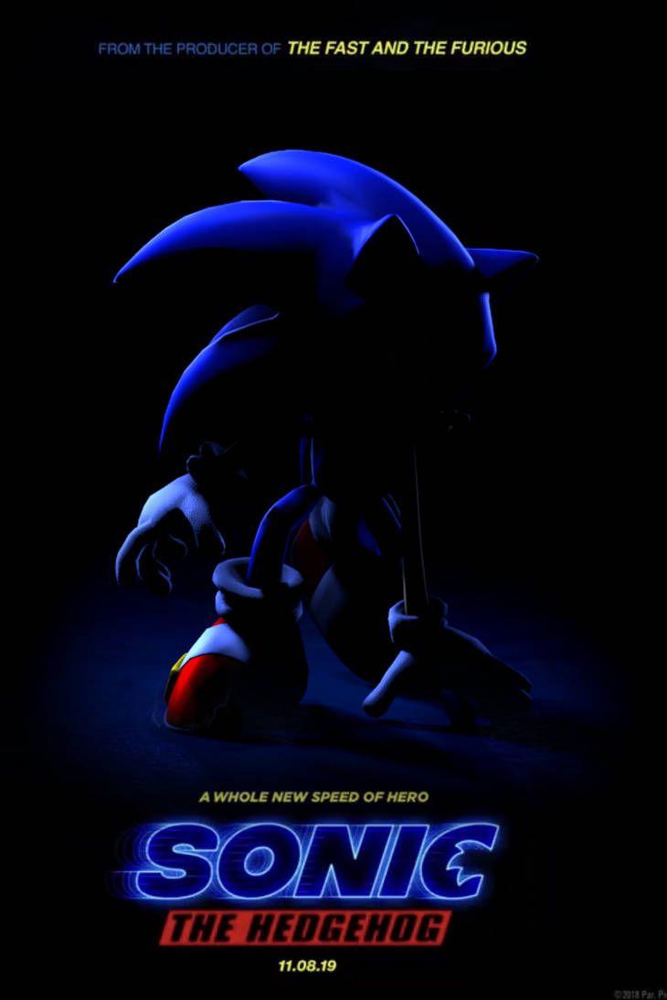 Sonic The Hedgehog 2019 Movie Poster Wallpapers