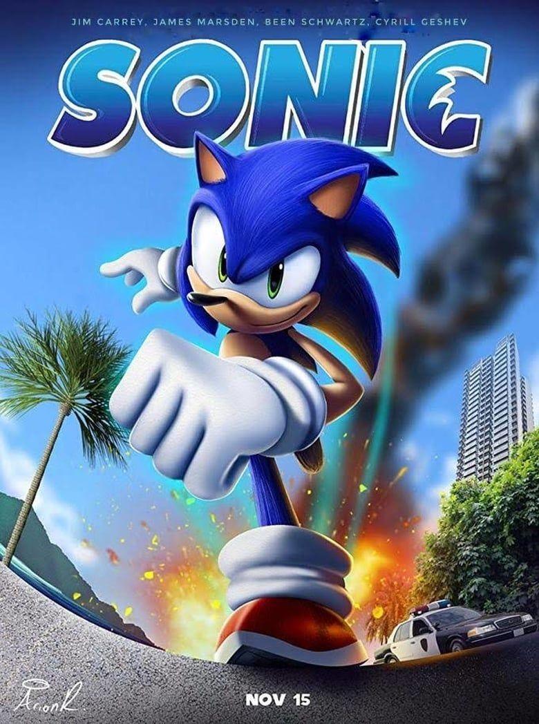 Sonic The Hedgehog 2019 Movie Poster Wallpapers